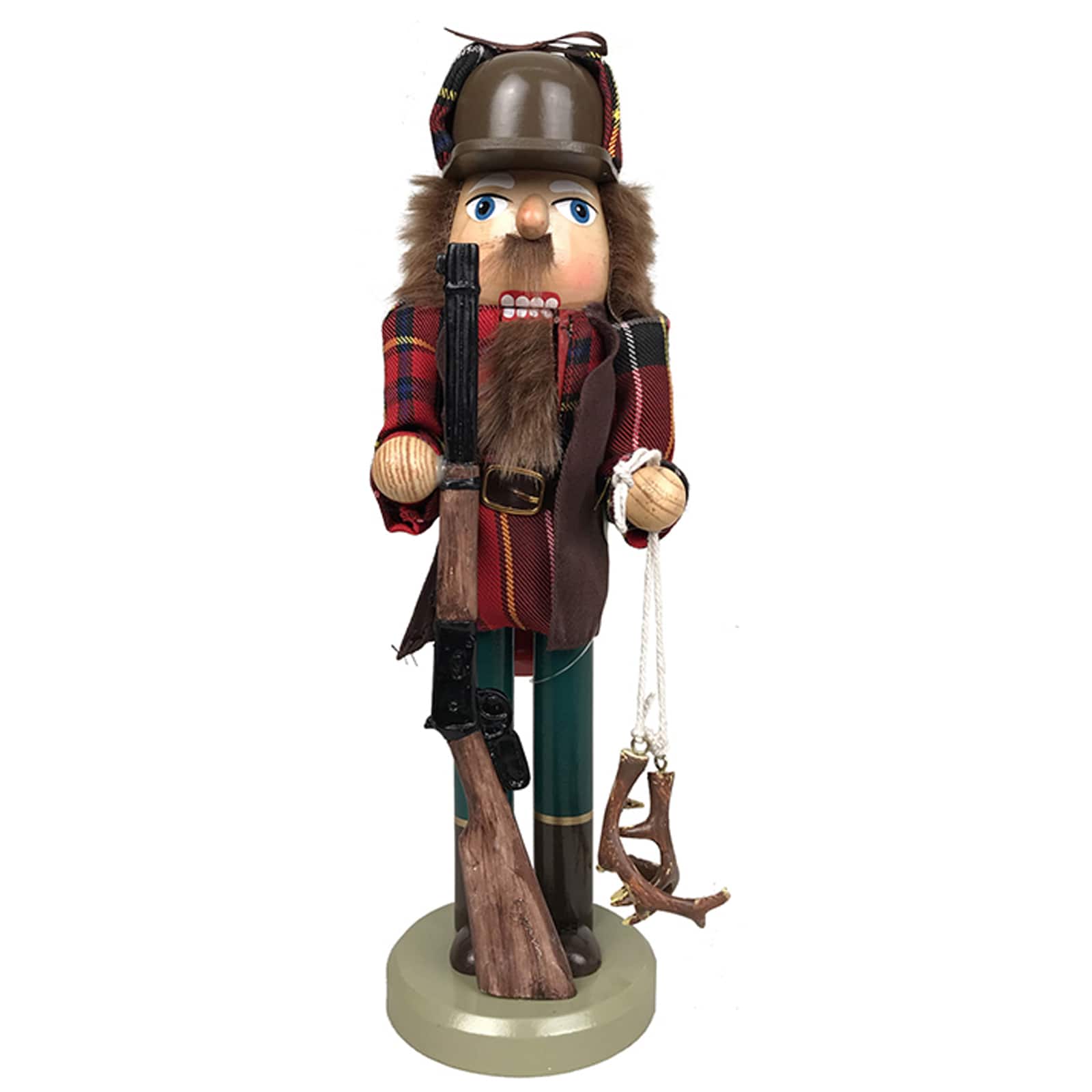 Santa's Workshop 14" Retro Deer Hunter Nutcracker