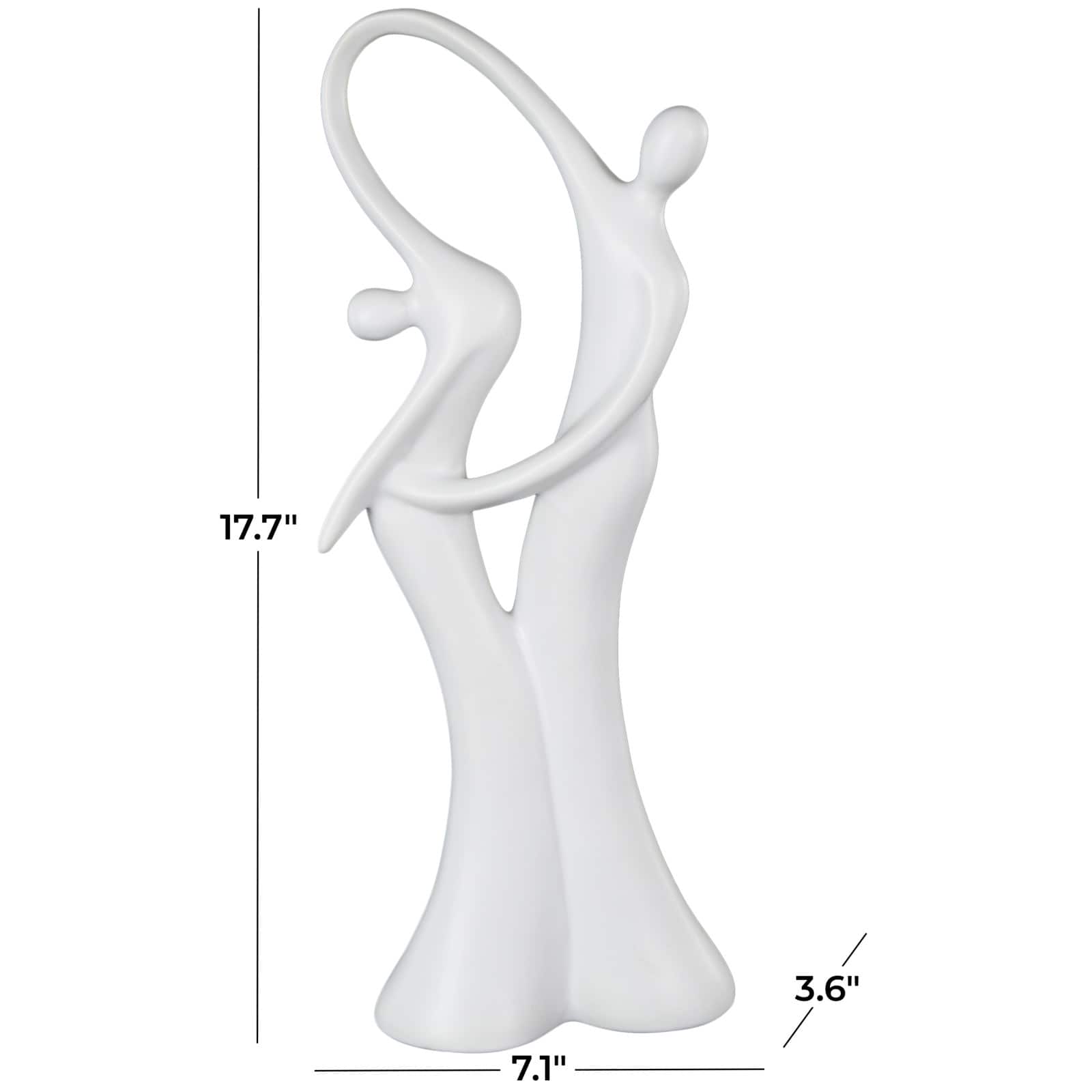 Dancing Decorative Ceramic Sculpture