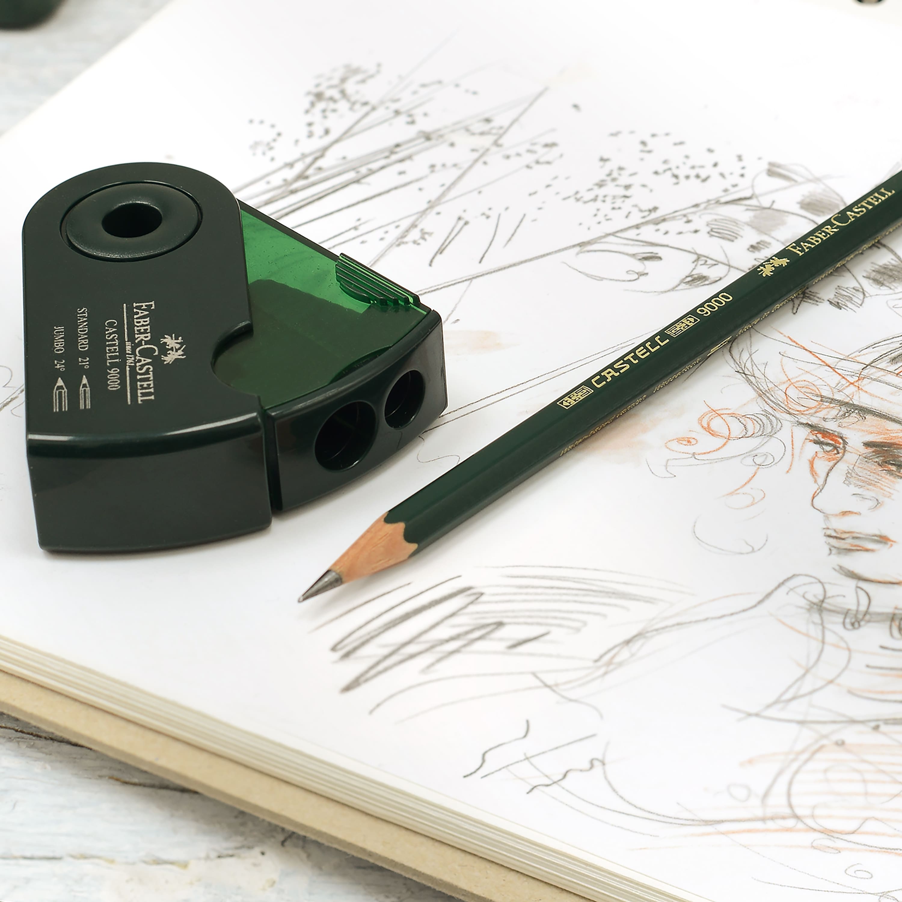 Faber-Castell 9000 Jumbo Graphite Pencil Sketch Set
