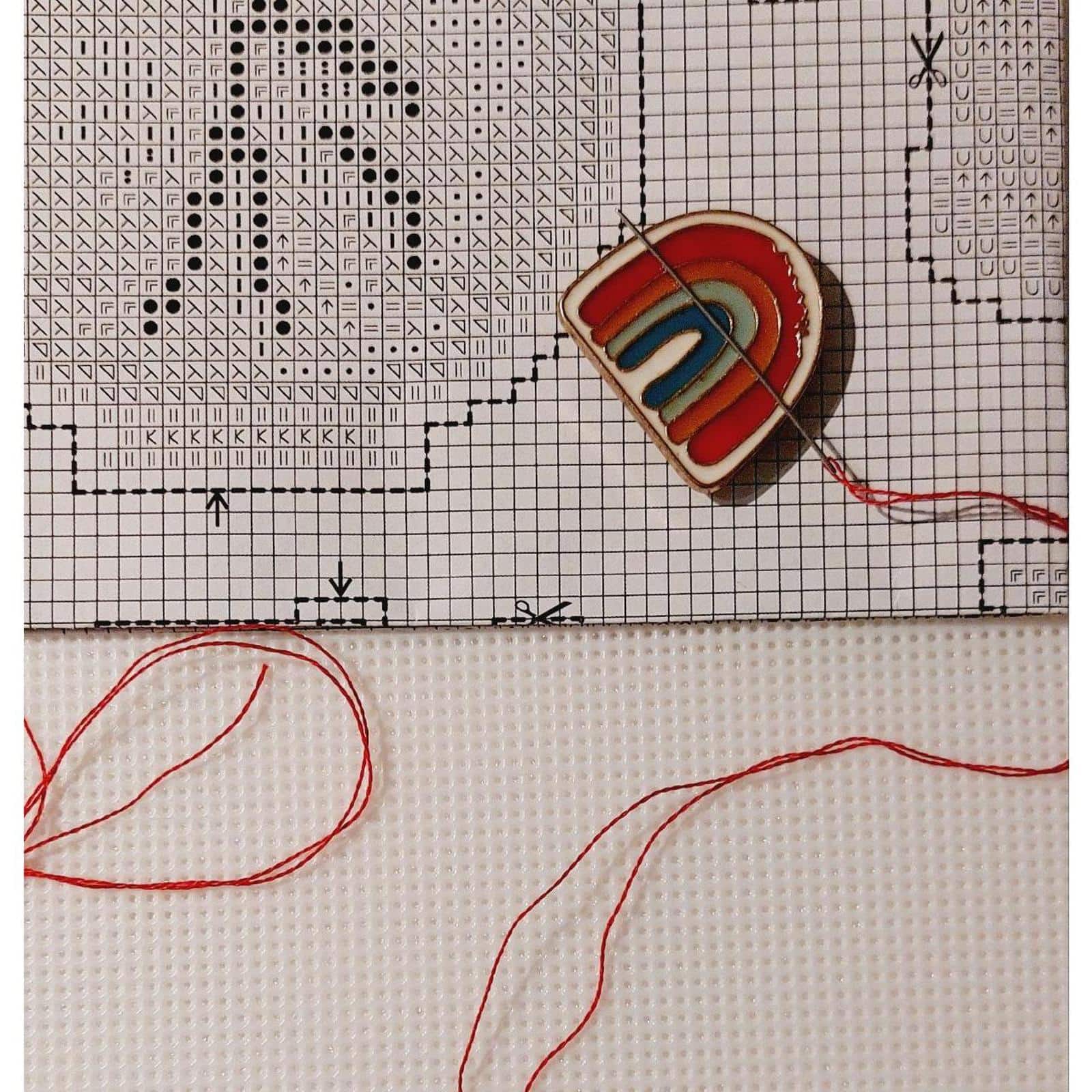 Wizardi 4/5" Rainbow Magnetic Needle Minder