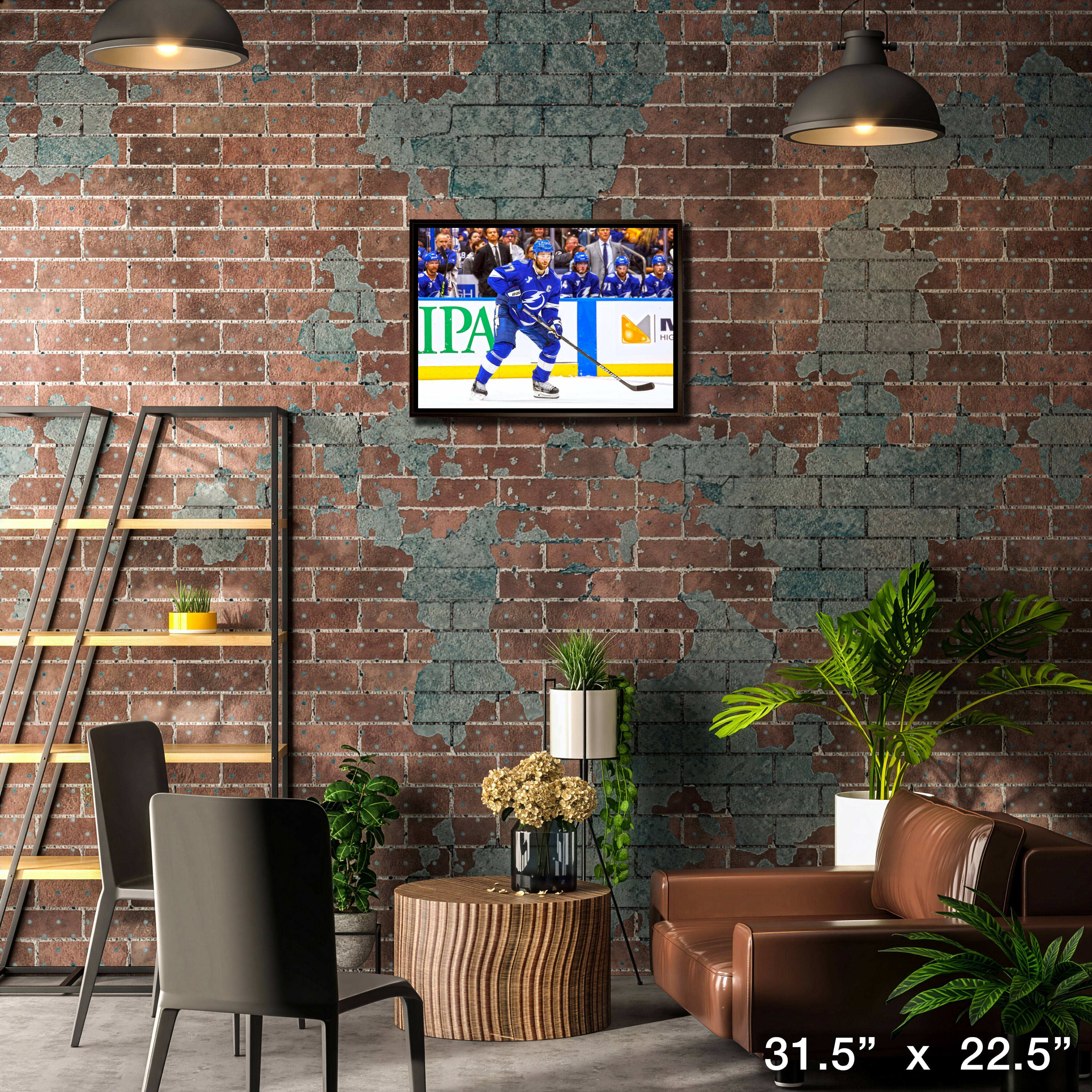 Victor Hedman 20" x 29" Framed Canvas Tampa Bay Lightning 31.5" x 22.5"