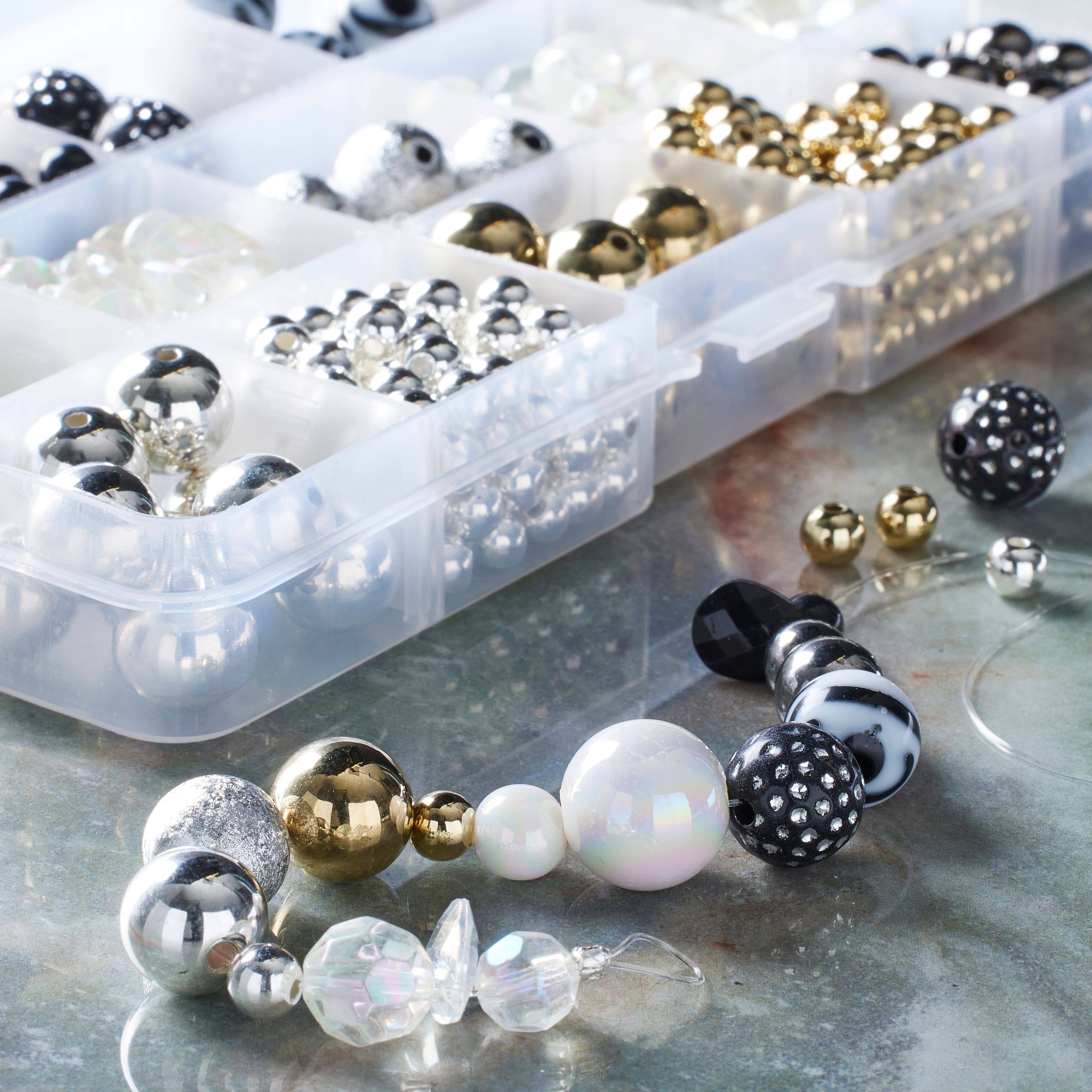 12 Pack: Rock Star Crafting Beads Box by Bead Landing™
