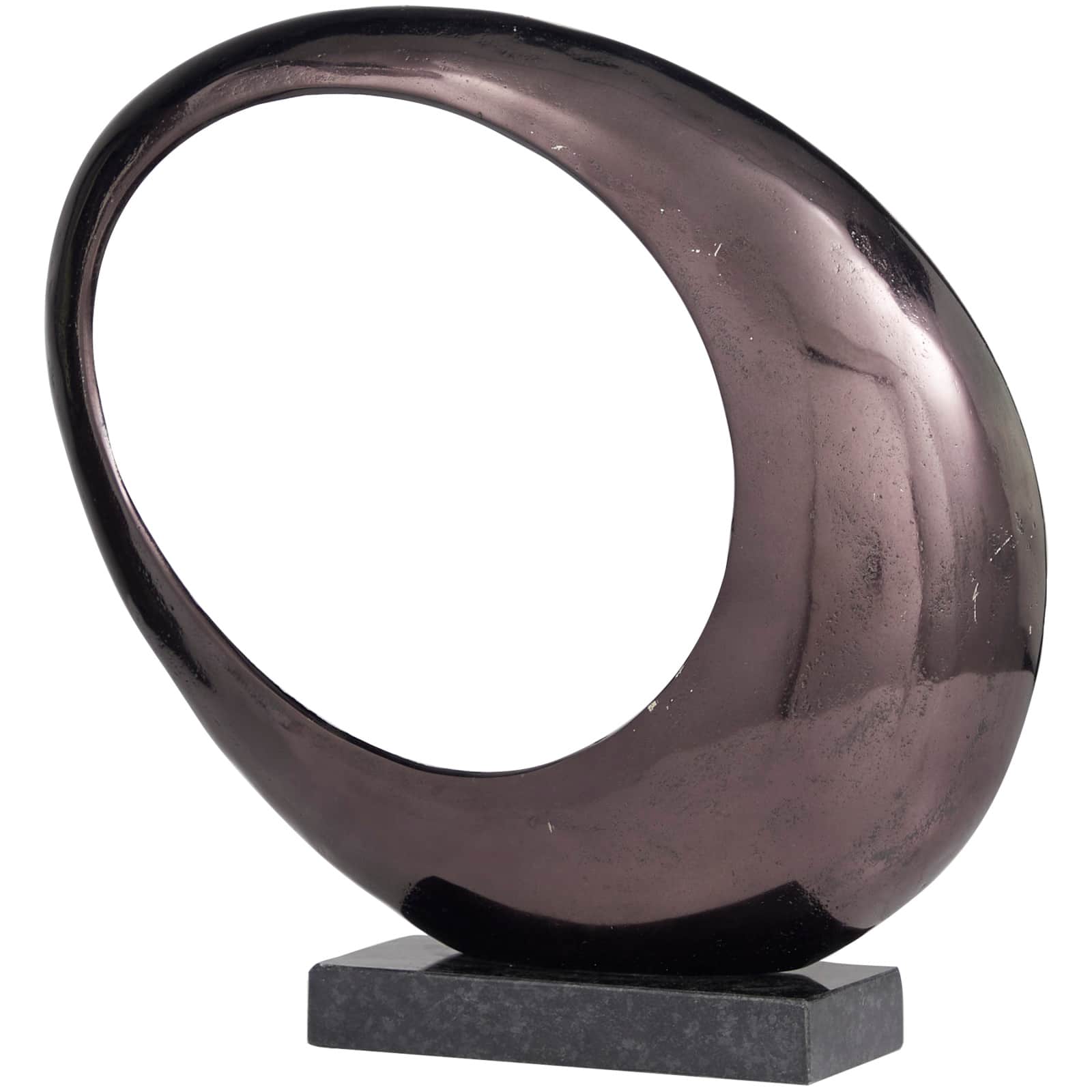 Geometric Abstract Metal Tabletop Sculpture Set