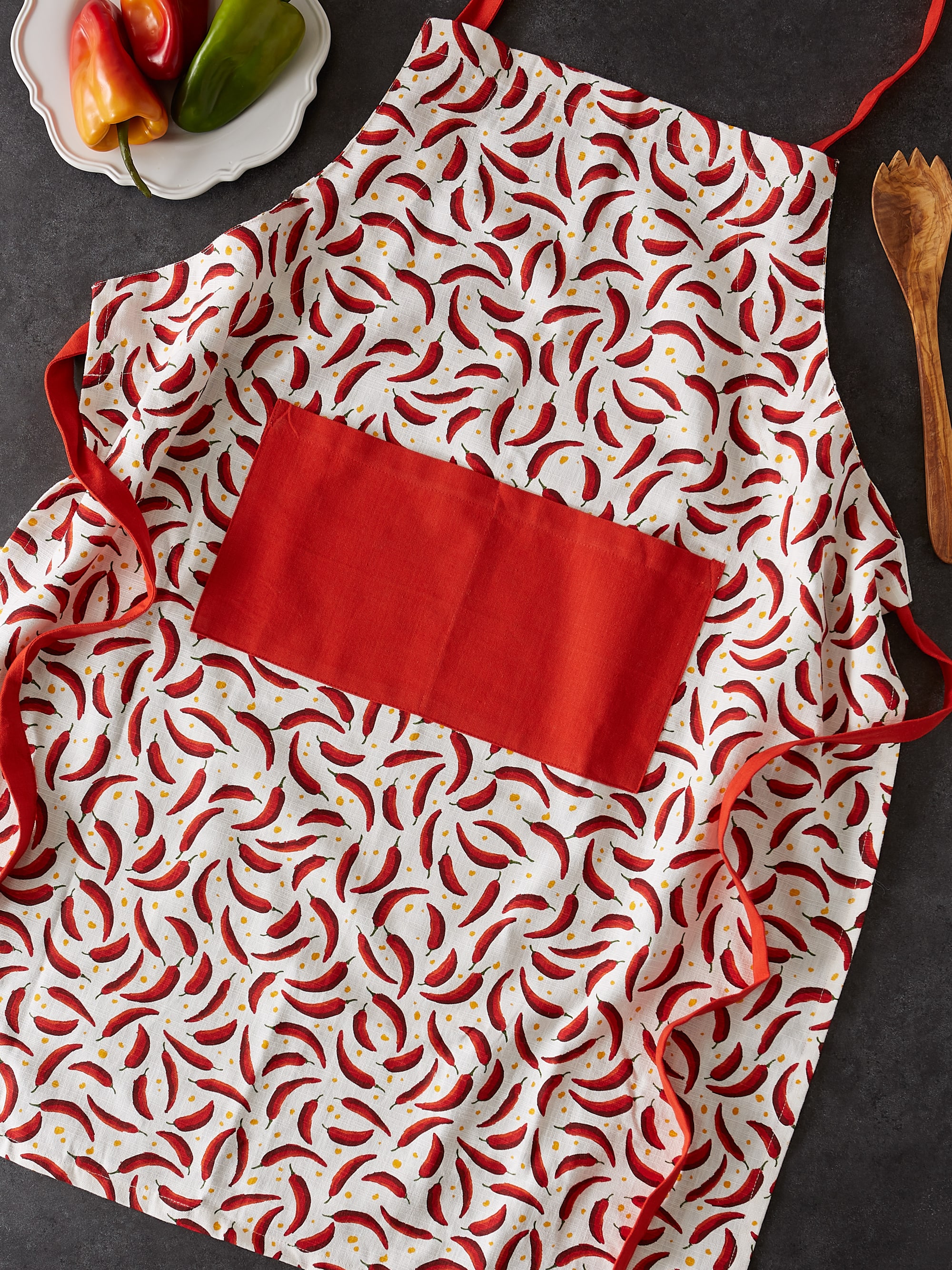DII® Chilis Printed Chef'S Apron
