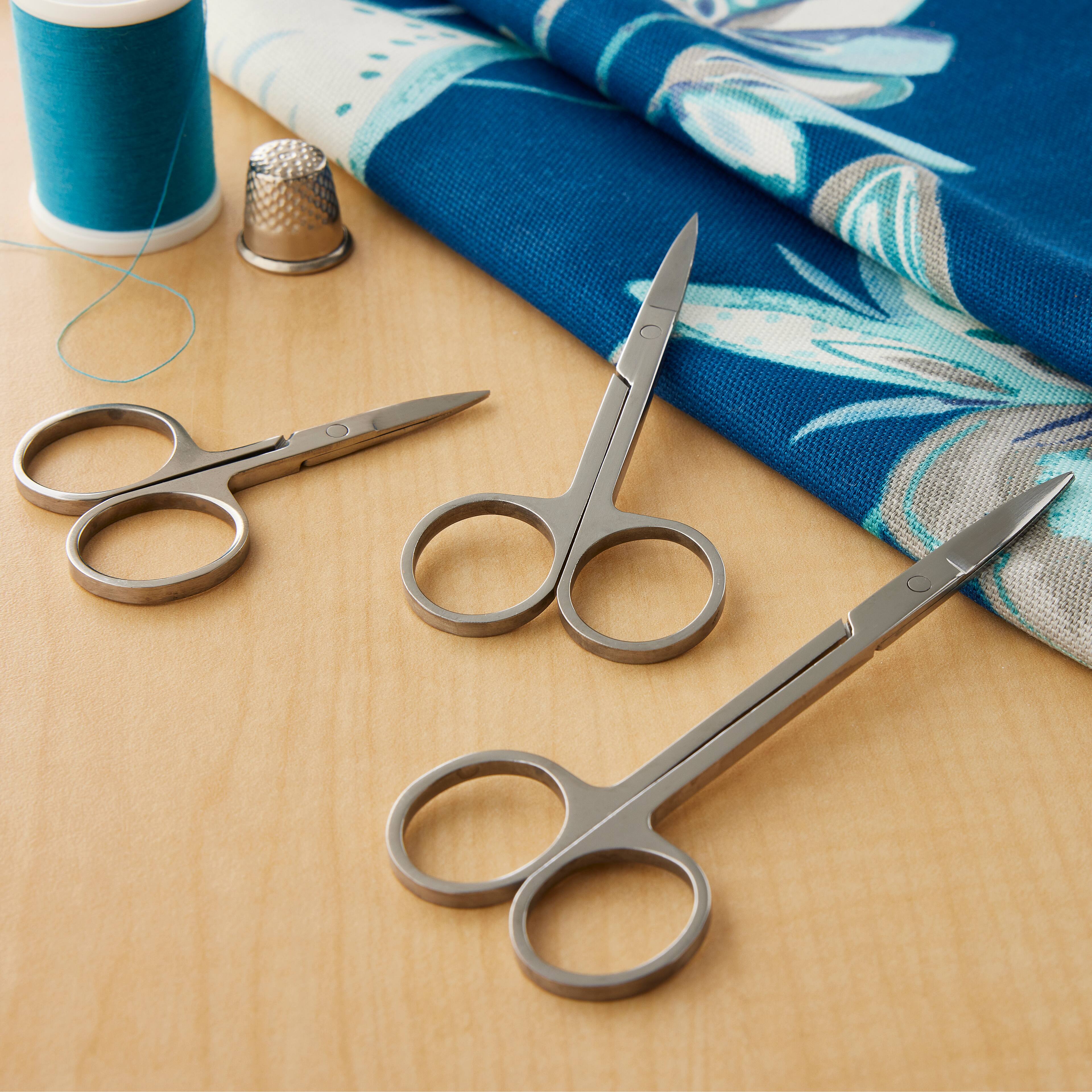 12 Packs: 3 ct. (36 total) Embroidery Scissor Set by Loops & Threads™