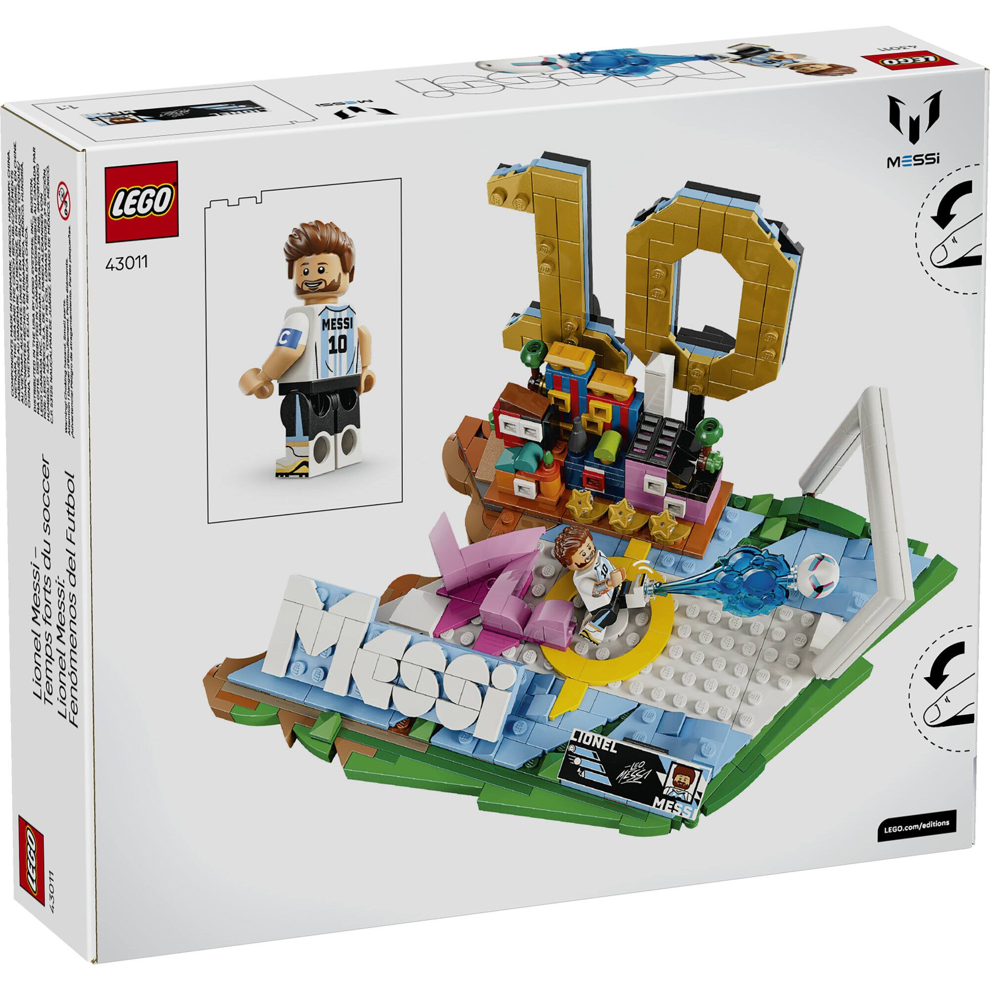 LEGO® Lionel Messi Soccer Highlights Football Editions Building Kit 43011