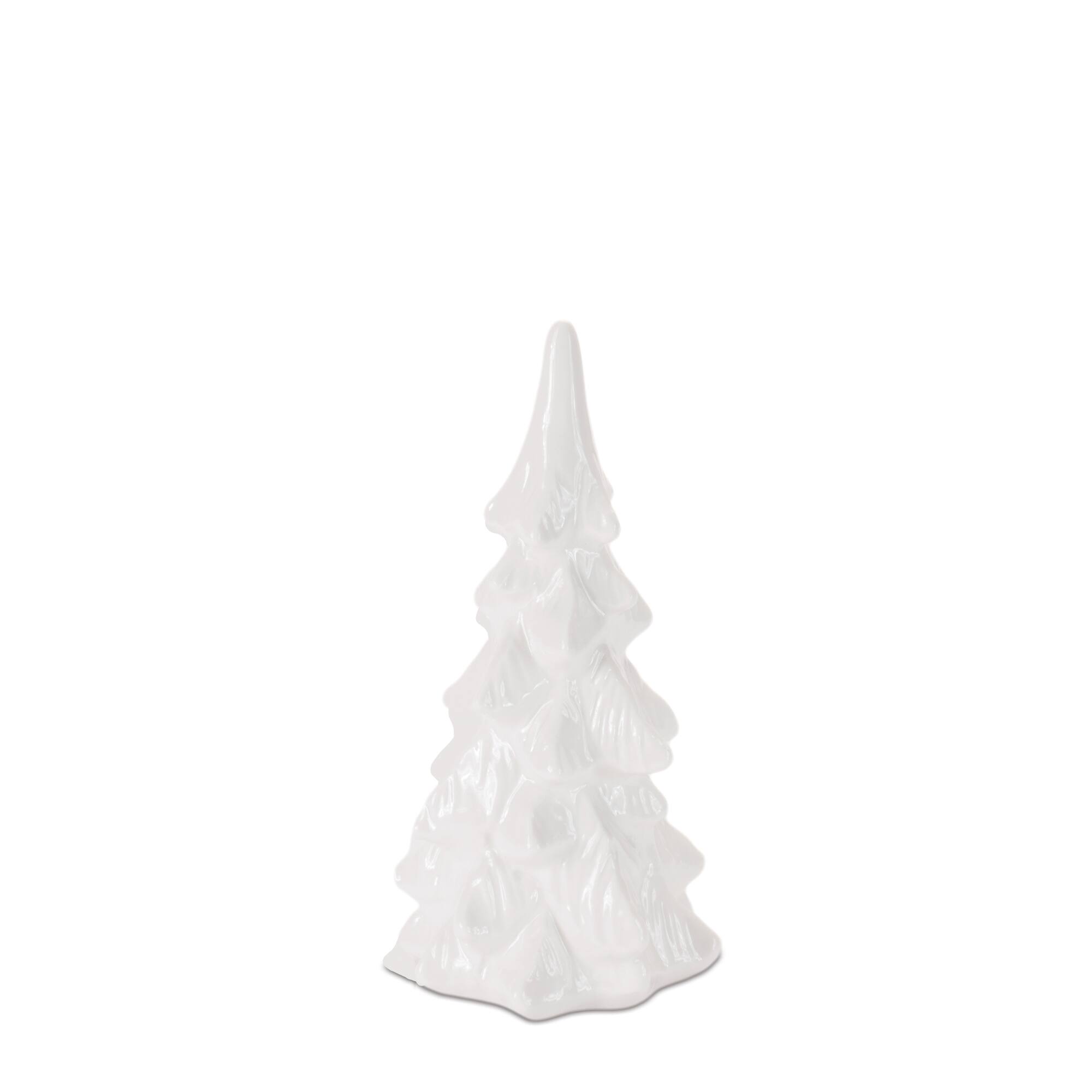 Melrose Glossy Ceramic Christmas Trees Set