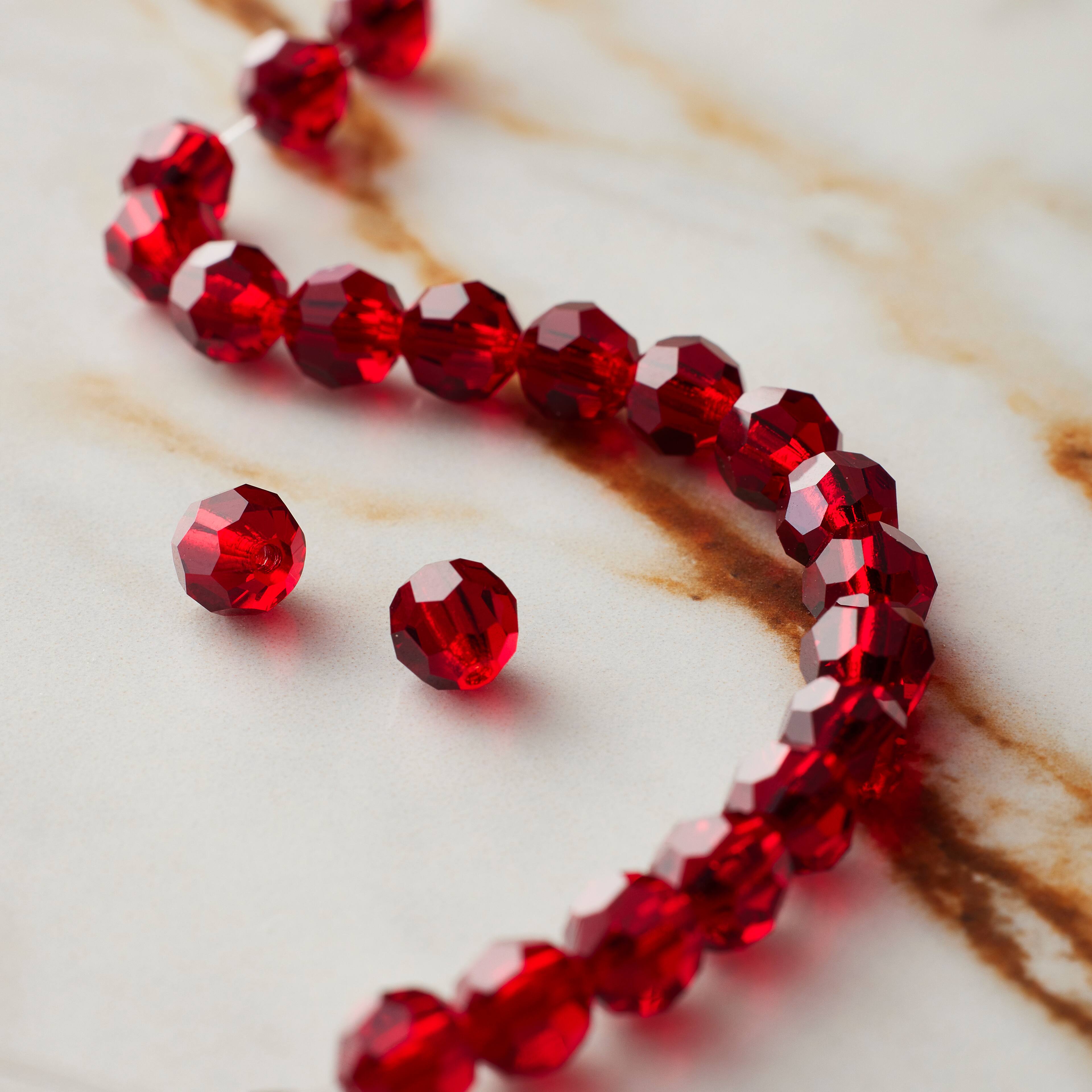 12 Pack: Preciosa Glass Crystal Round Beads, 6mm by Bead Landing™