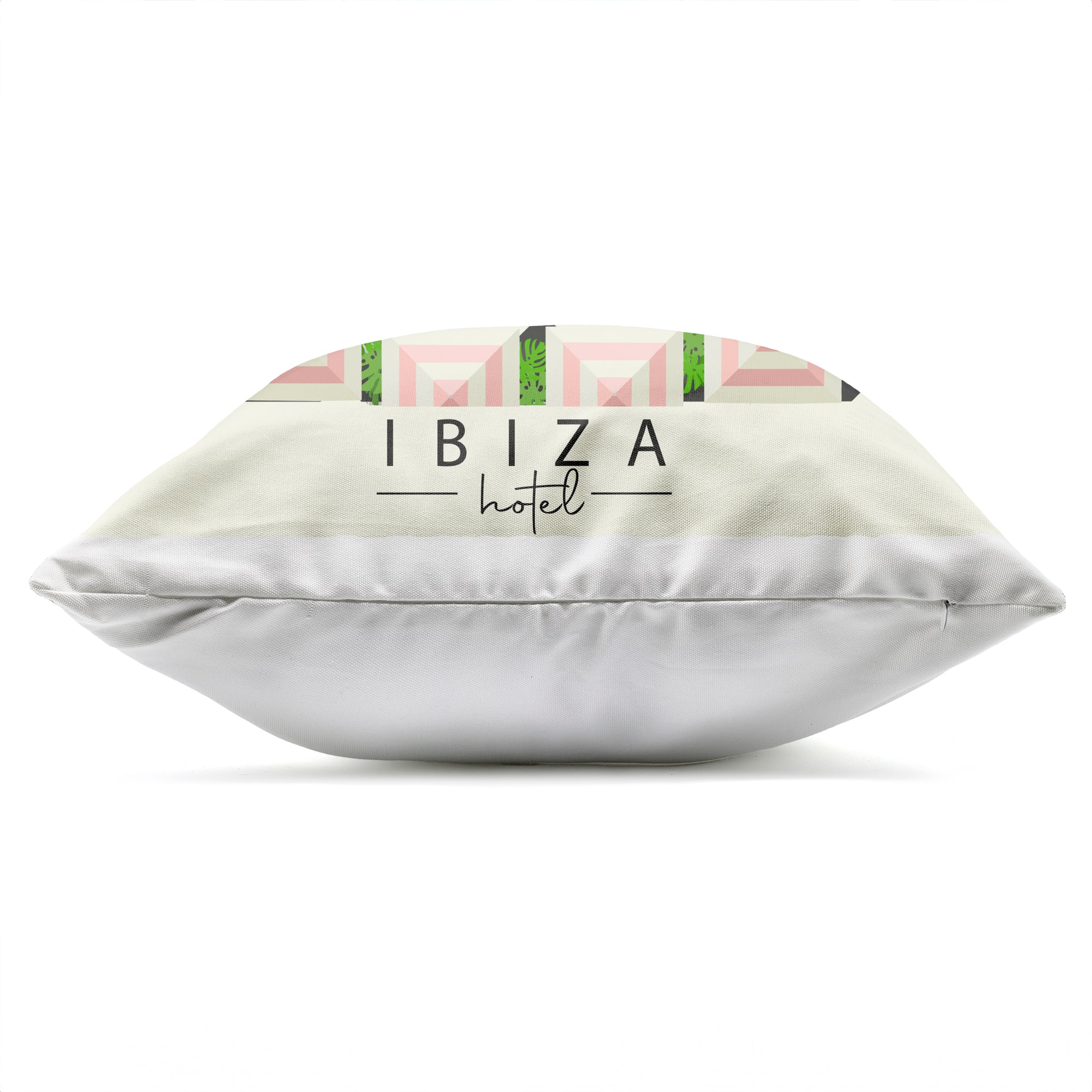 Stupell Industries 18" x 18" Ibiza Hotel Vacation Outdoor Print Throw Pillow