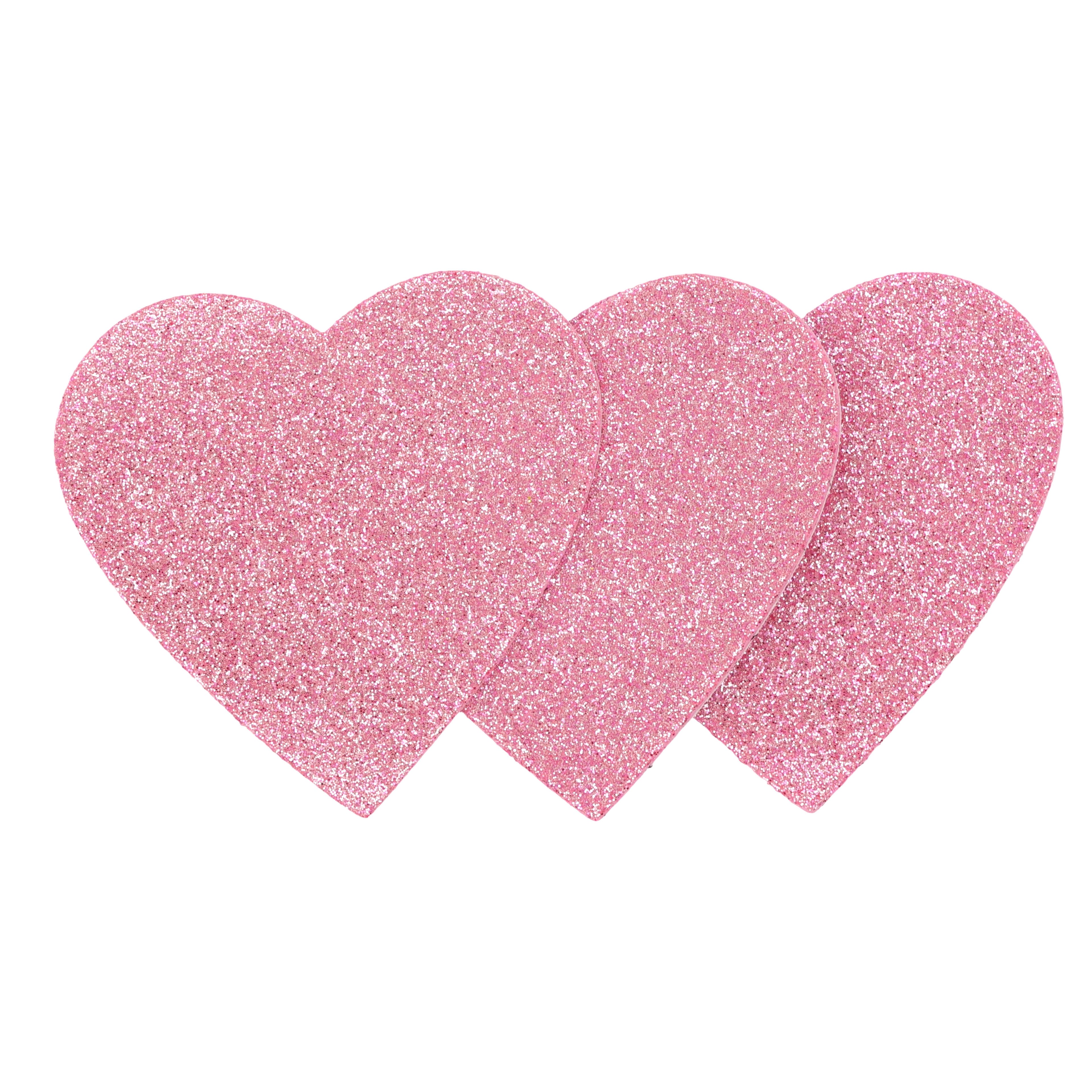 Glitter Heart Foam Stickers, 3ct. by Celebrate It®