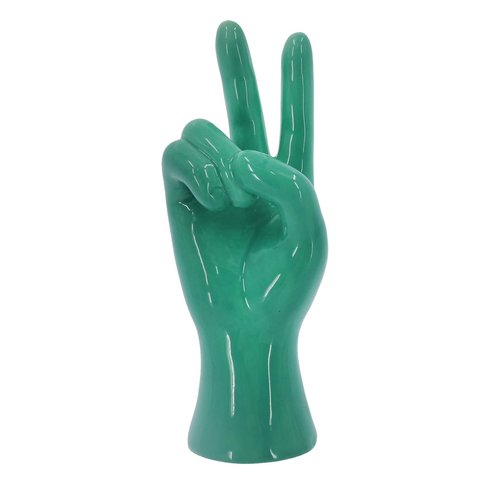 7.5" Blue Ceramic Peace Sign by Ashland®