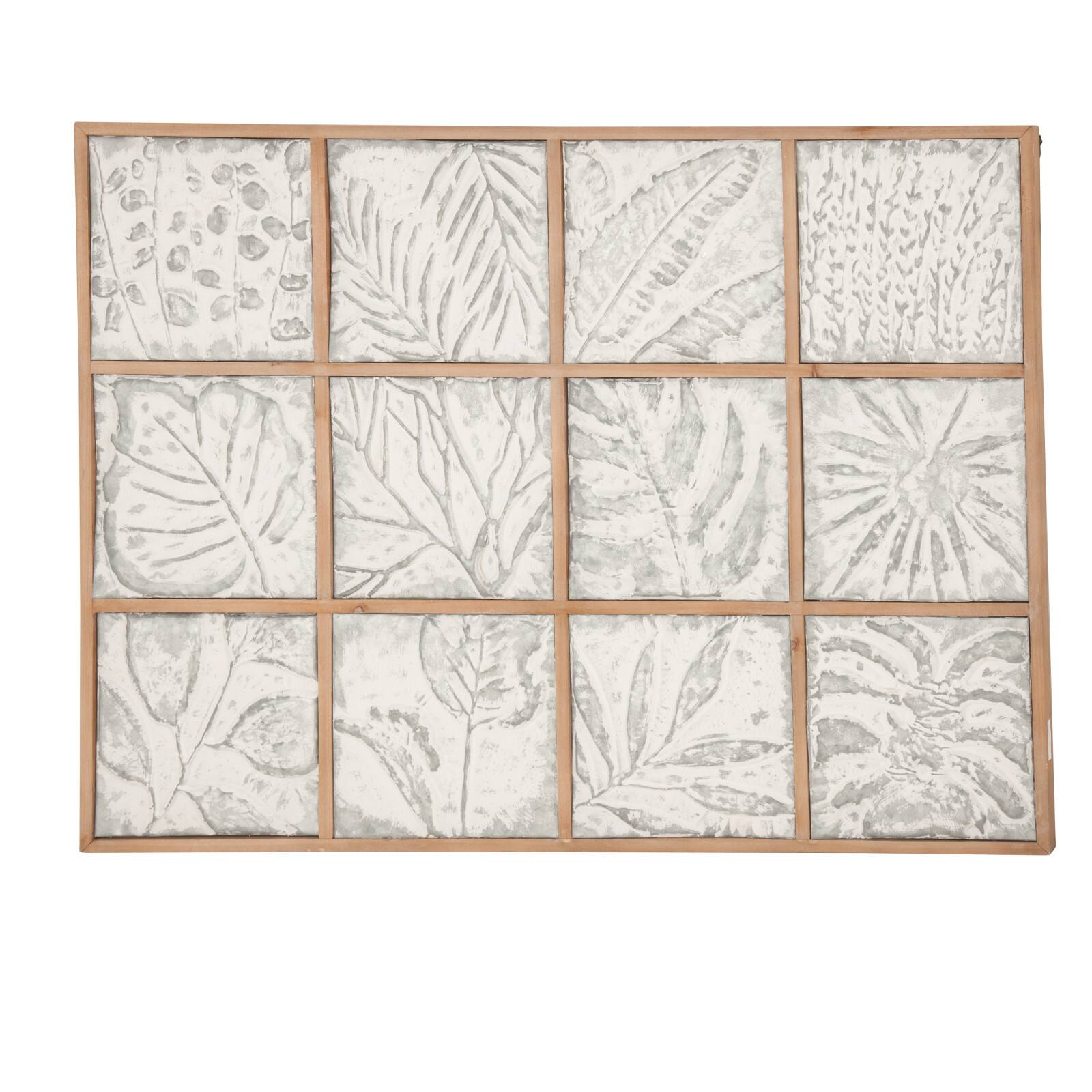 Grey Iron Farmhouse Wall Art, 32" x 43" x 1"