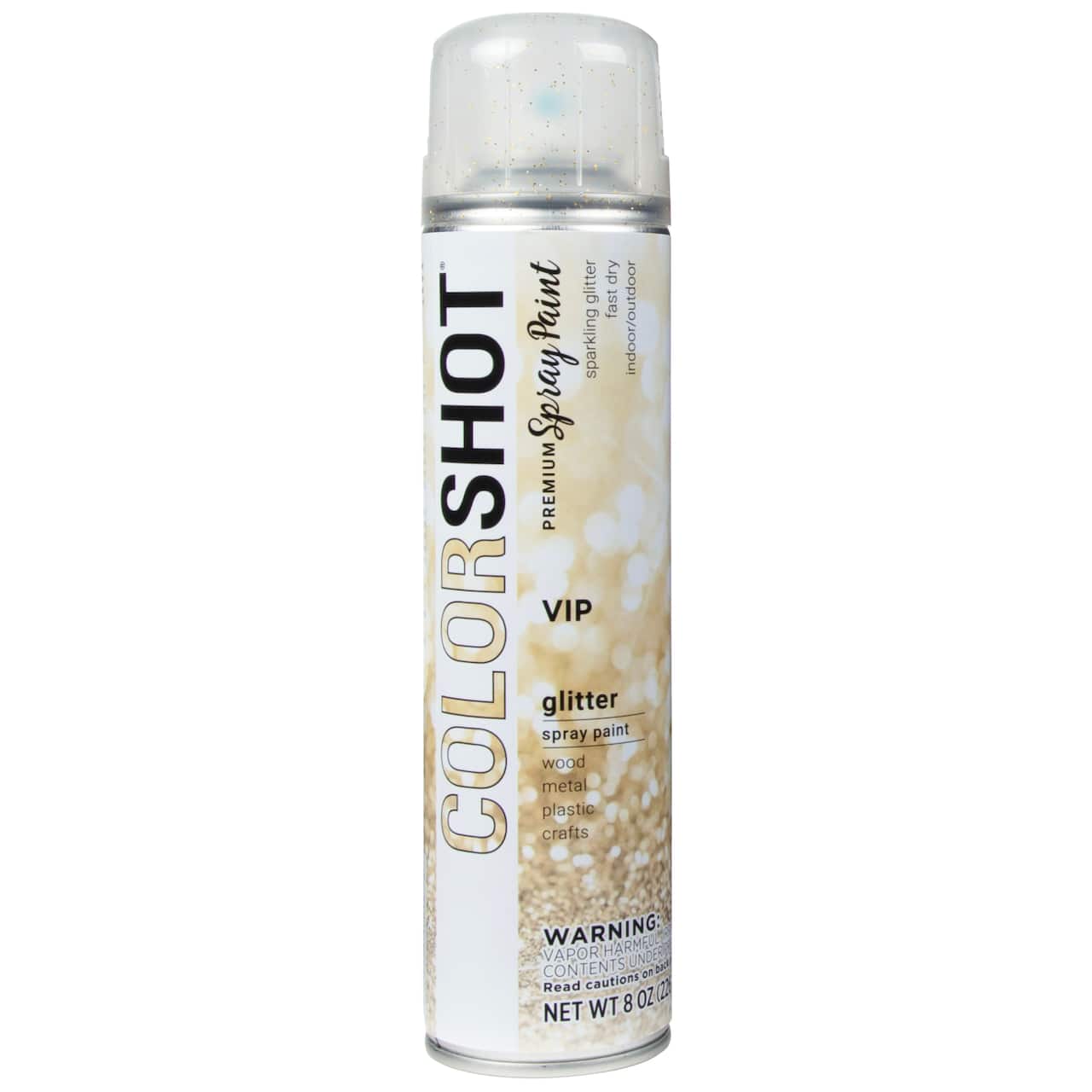 Colorshot Gold COLORSHOT® Premium Glitter Spray Paint, Color: VIP Gold | Michaels