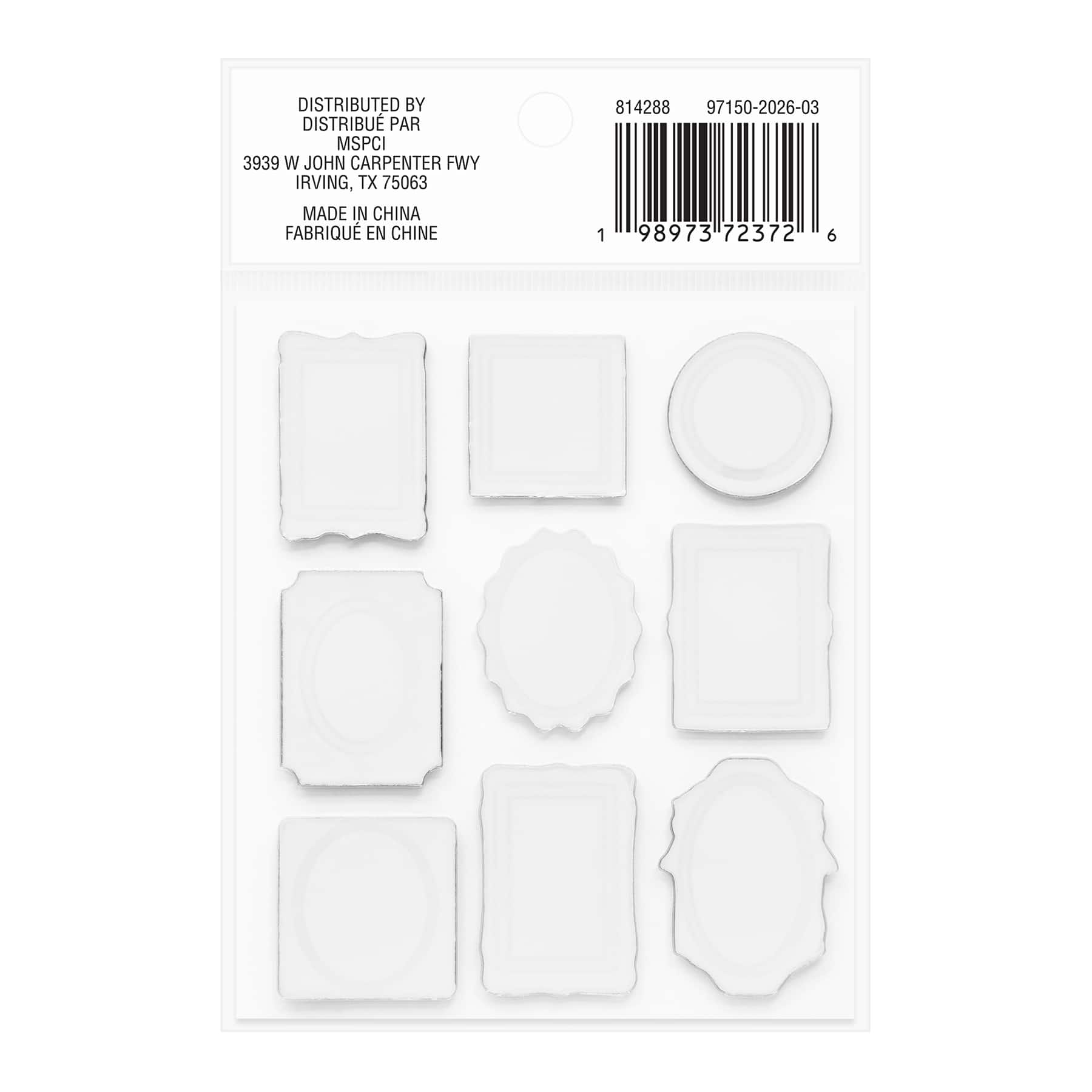 Black & White Spooky Portraits Lenticular Dimensional Stickers by Recollections™