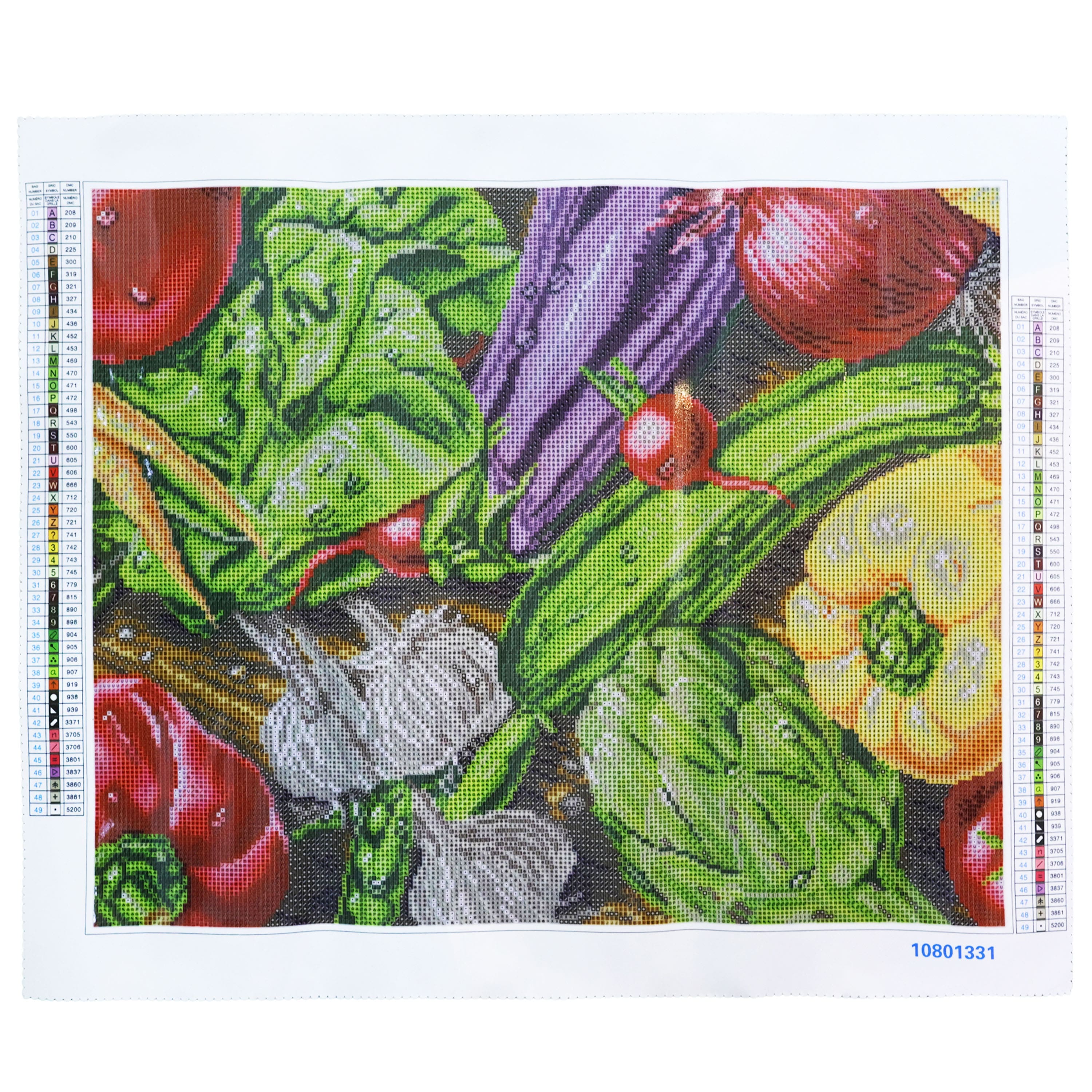 16" x 20" Vegetables Diamond Art Kit by Make Market®