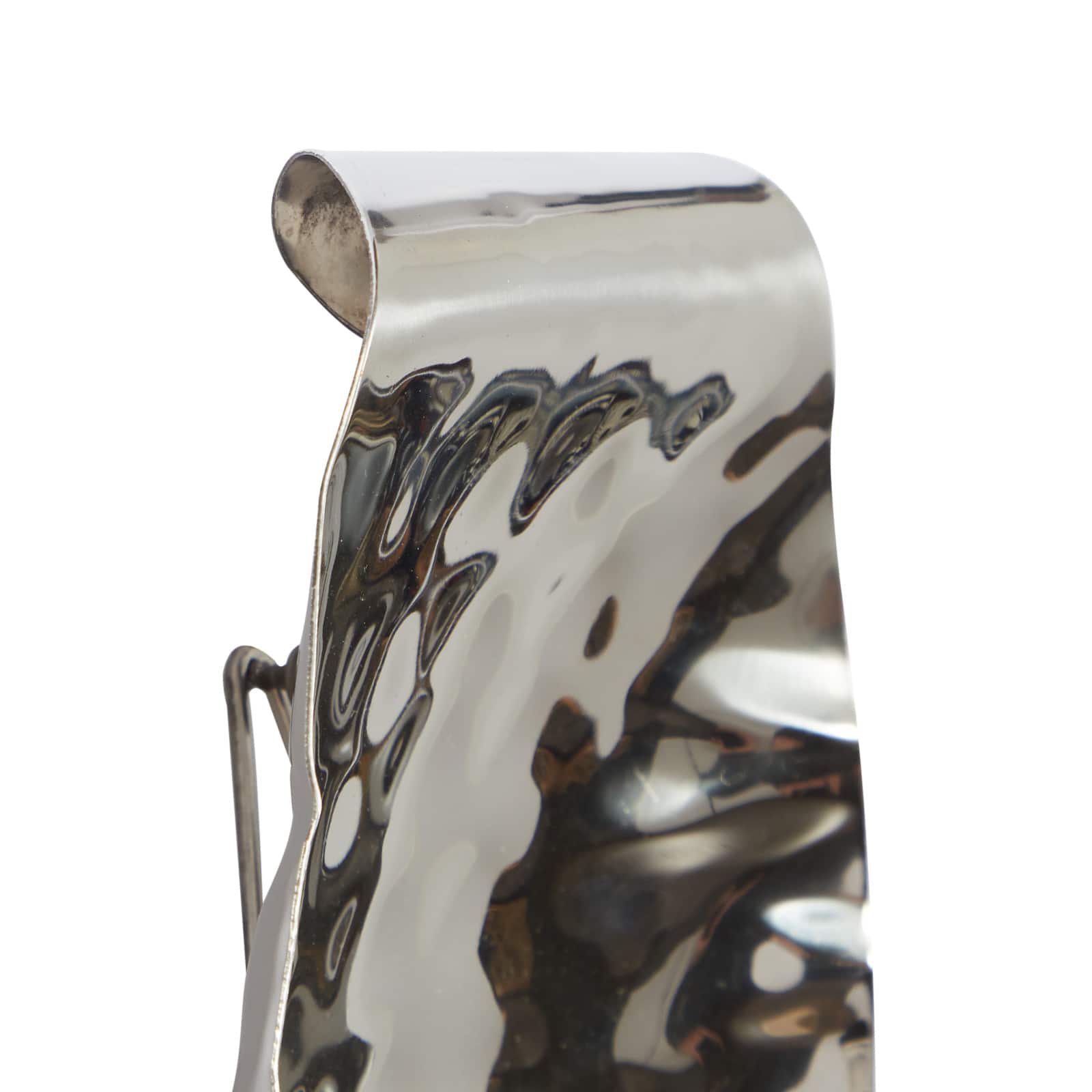 Set of 2 Silver Stainless Steel Contemporary Wall Sconce, 13.5", 18.5"