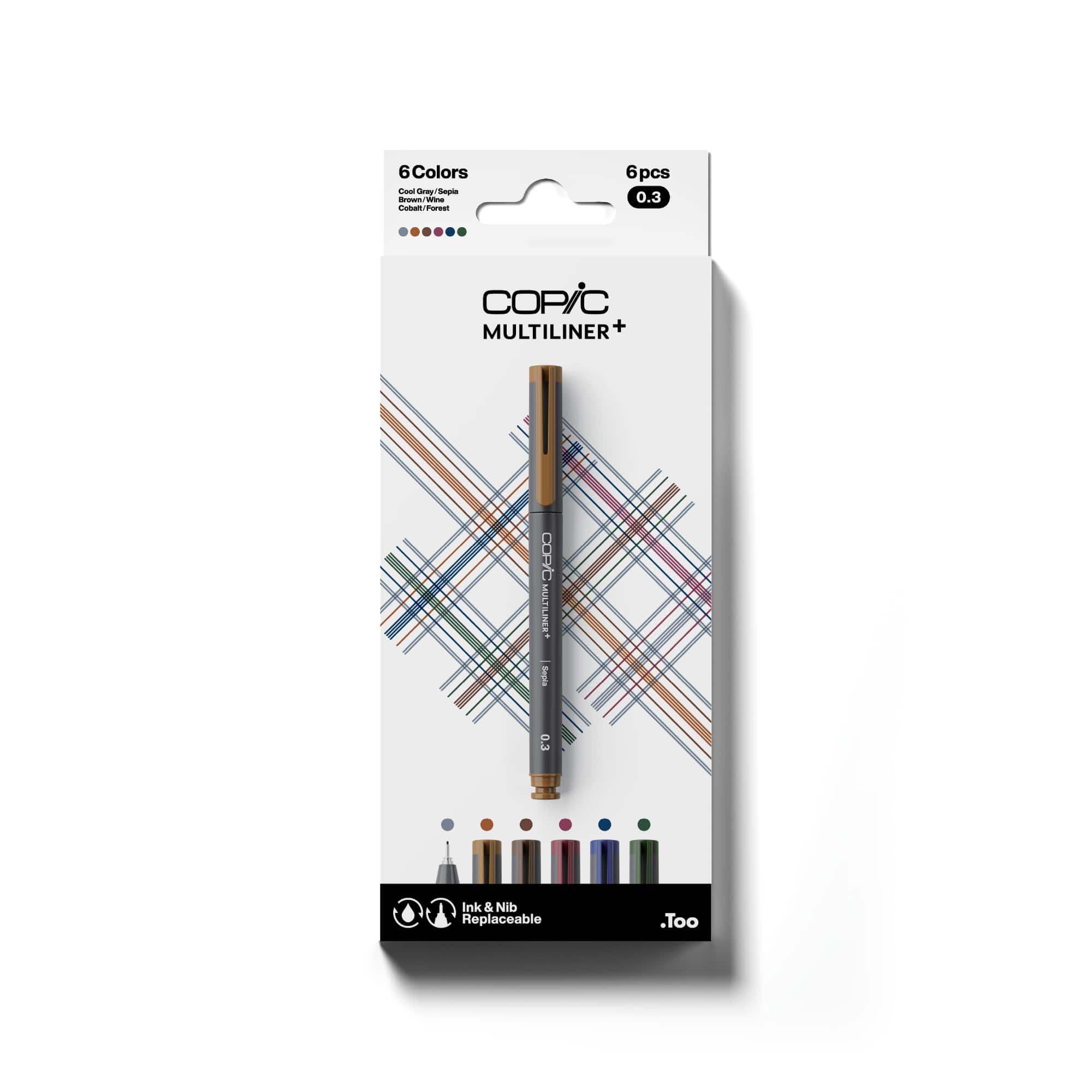 Copic® 6 Color Multiliner+ Set | Michaels