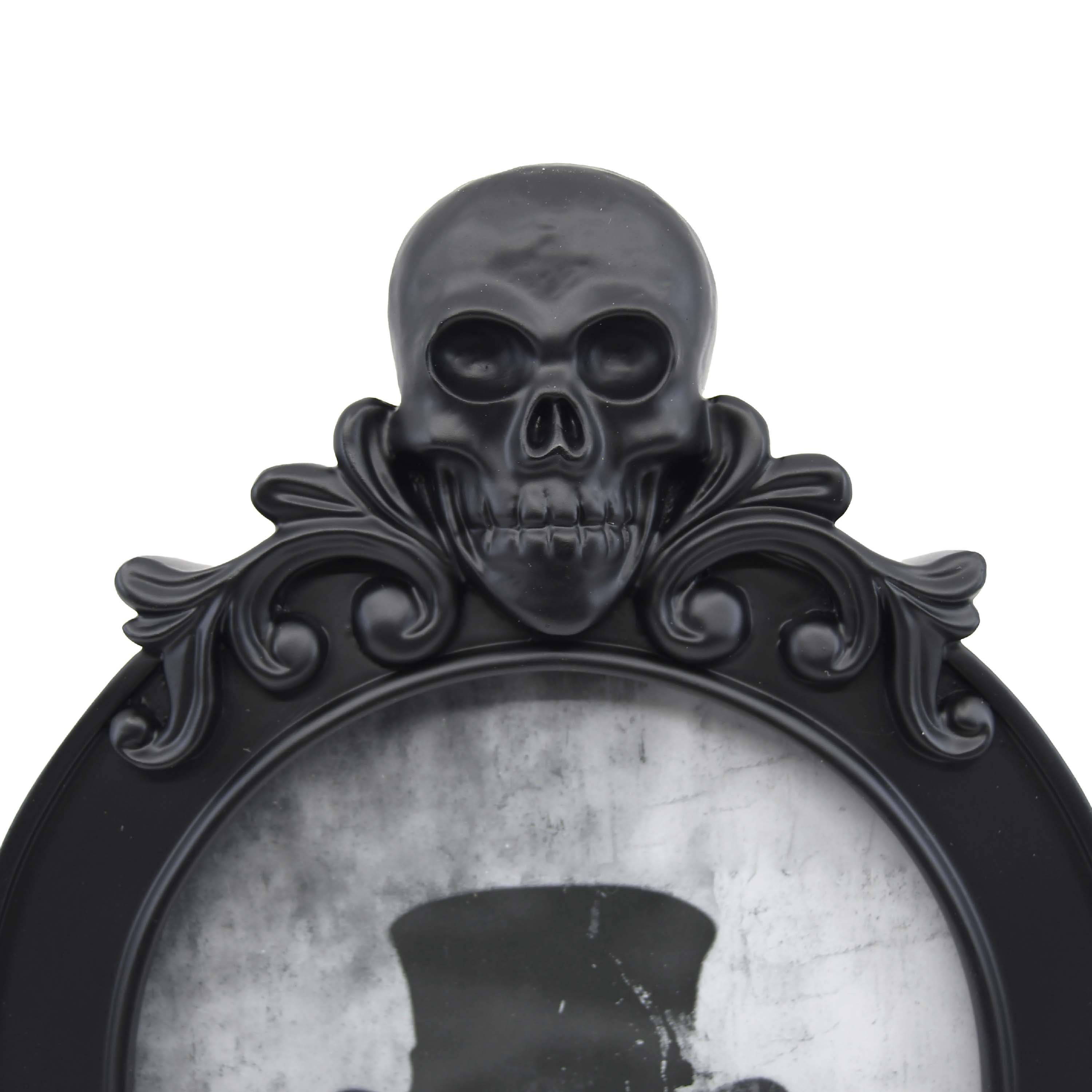5" x 7" Black Arch with Skull Tabletop Frame by Ashland®