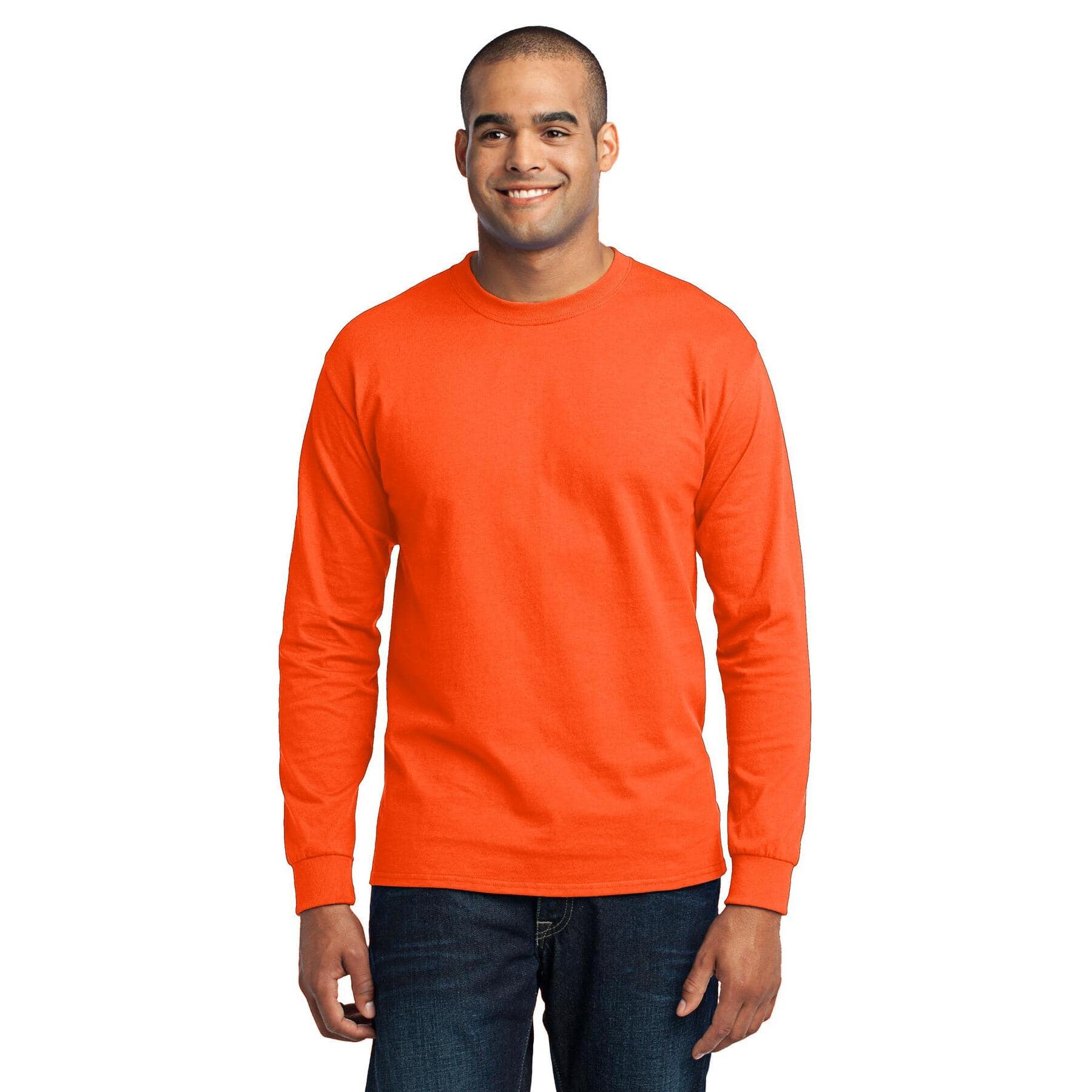 Port & Company® Long Sleeve Tall Core Blend T-Shirt