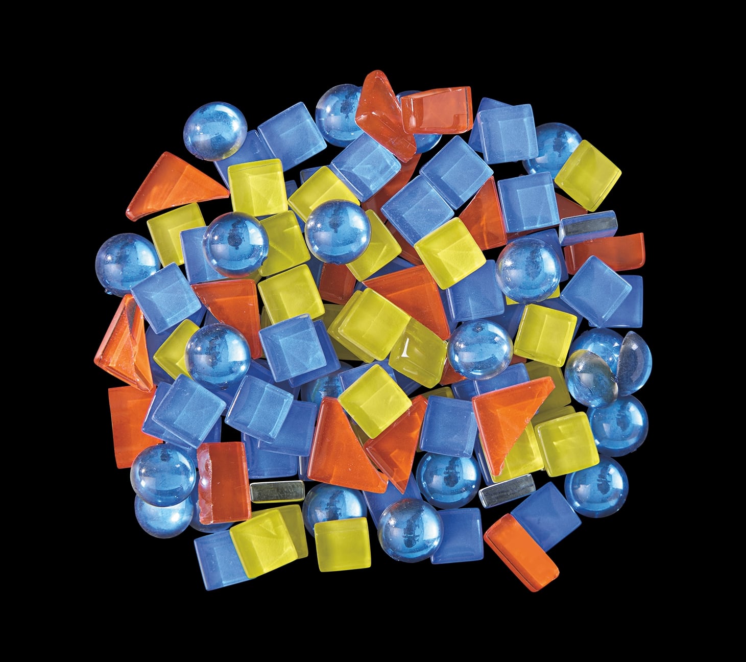 Blue, Red & Yellow Mosaic Vase Kit by Make Market®