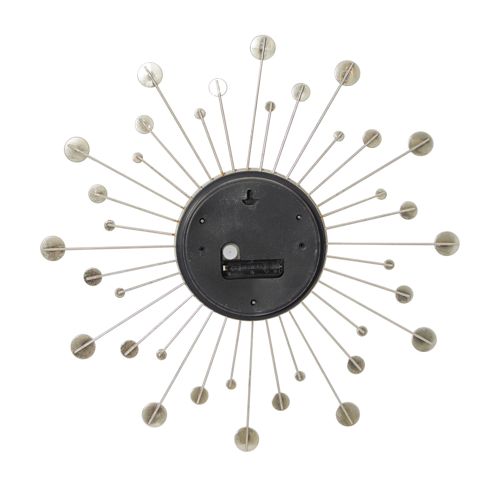 Gold Glam Metal Wall Clock