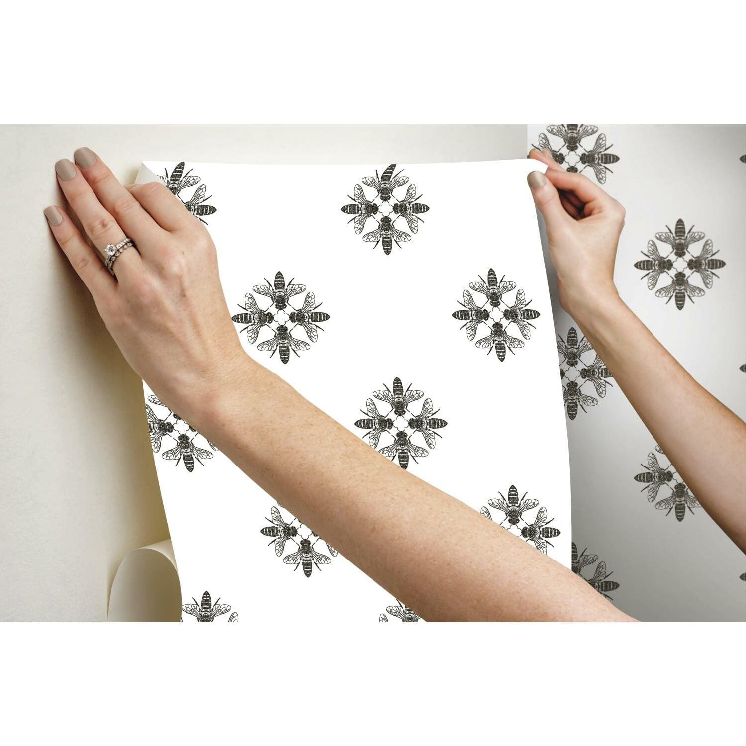 RoomMates Honey Bee Peel & Stick Wallpaper