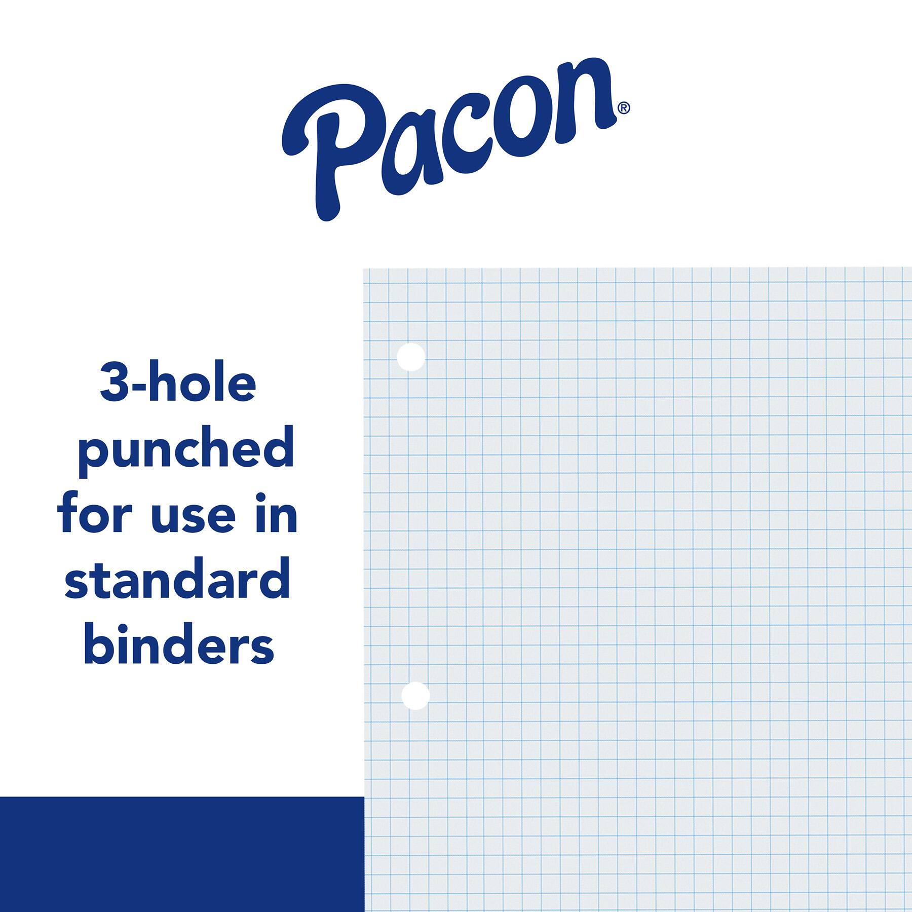 Pacon® 8" x 10.5" Graphing Paper, 6 Packs of 80 Sheets