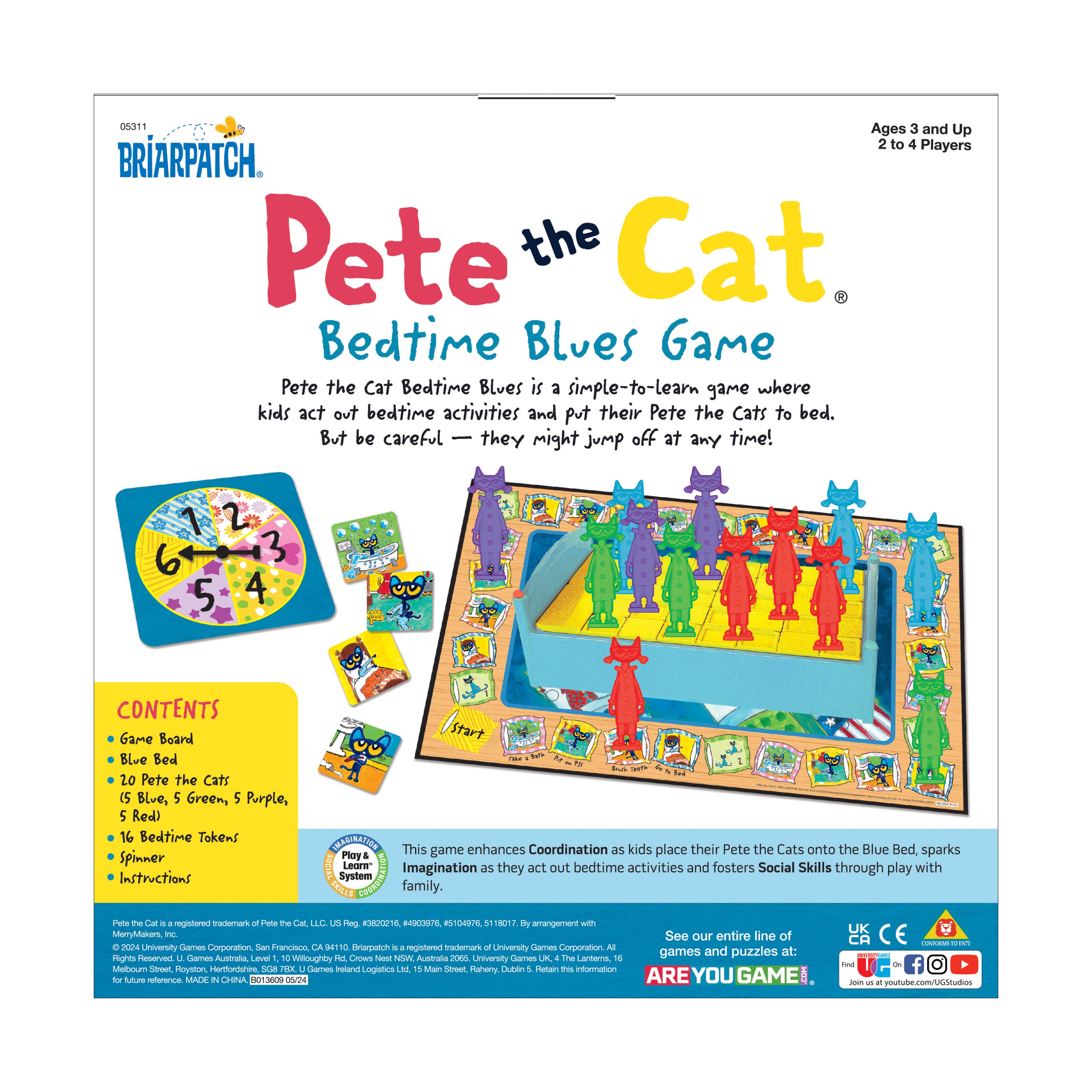 Pete the Cat - Bedtime Blues Game