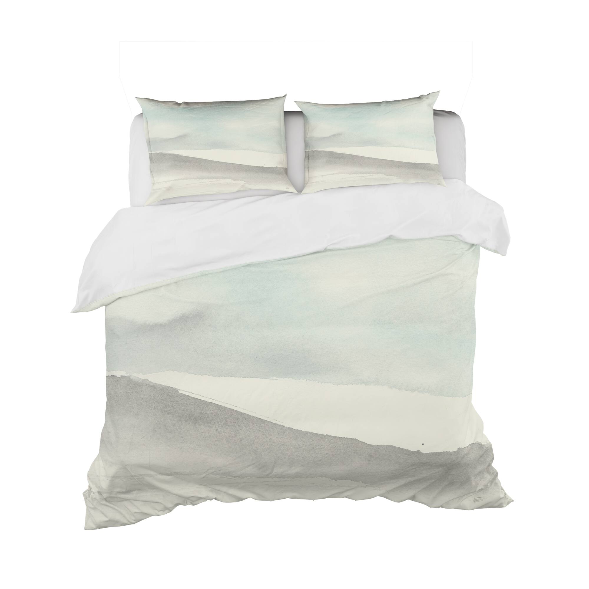 Designart 'minimal geometric Zen I' Geometric Bedding Set