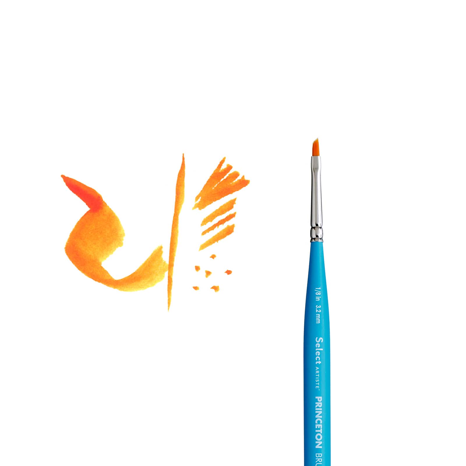 12 Pack: Princeton™ Select™ Artiste Series 3750 Mini Angular Shader Brush