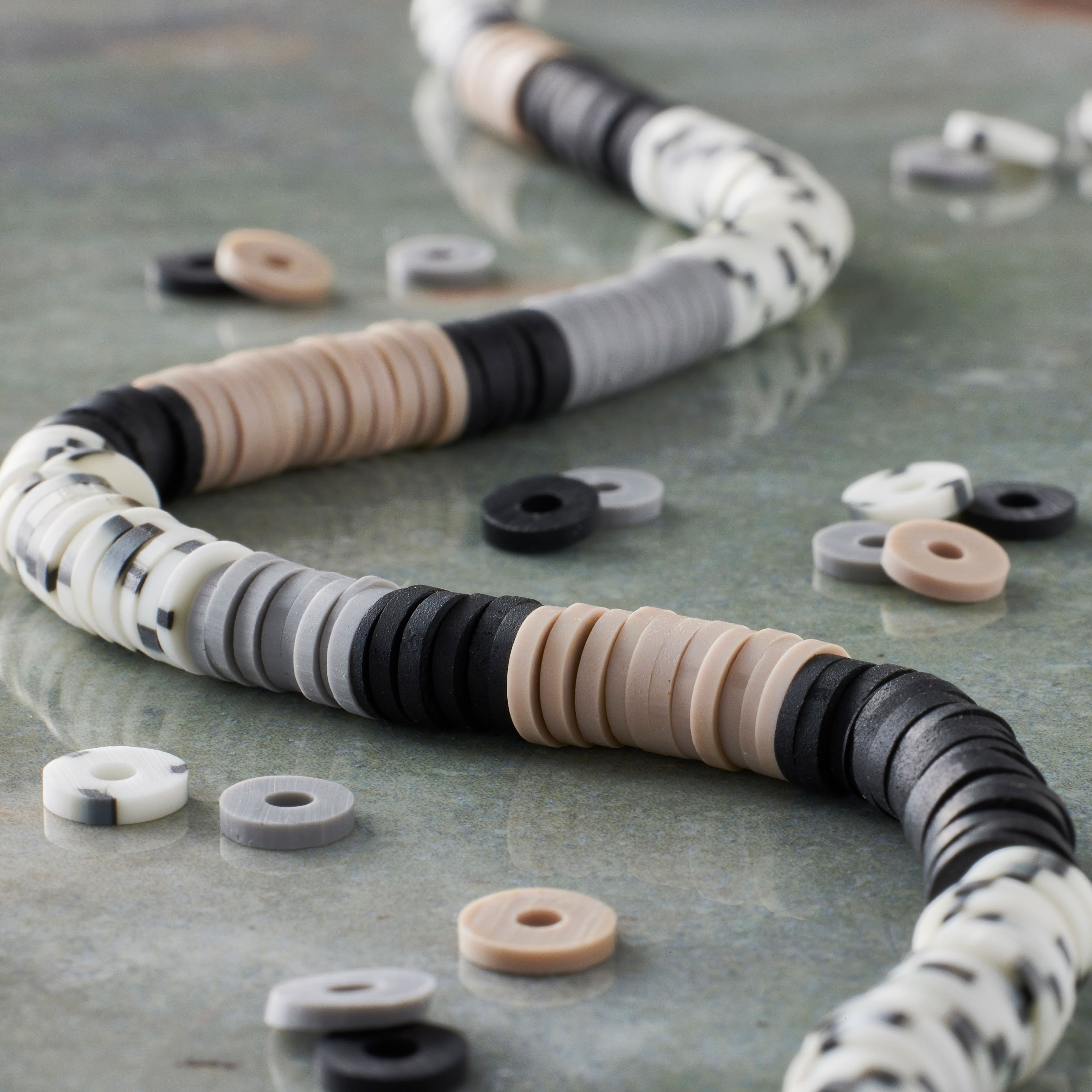 12 Pack: Clay Heishi Beads, 6mm by Bead Landing™