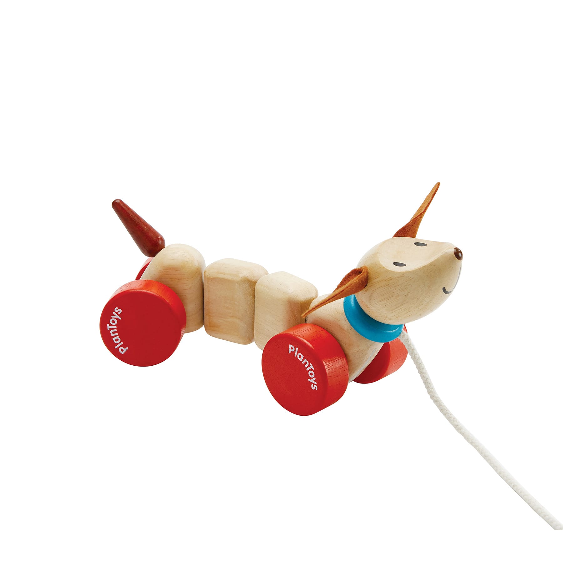 PlanToys Happy Puppy Wooden Pull Toy