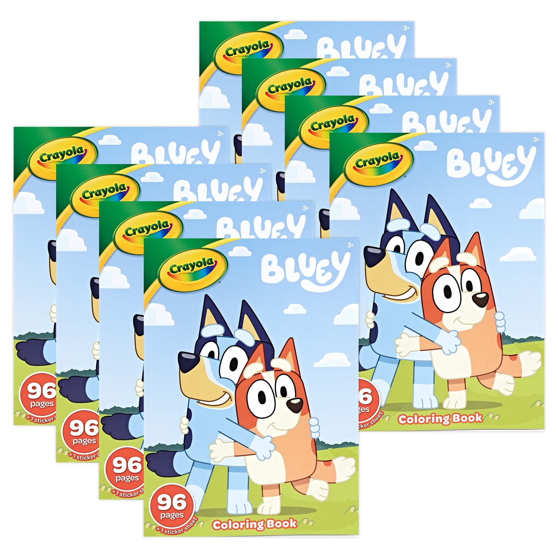 Crayola® Bluey Coloring Book, 96 Pages, Pack of 8