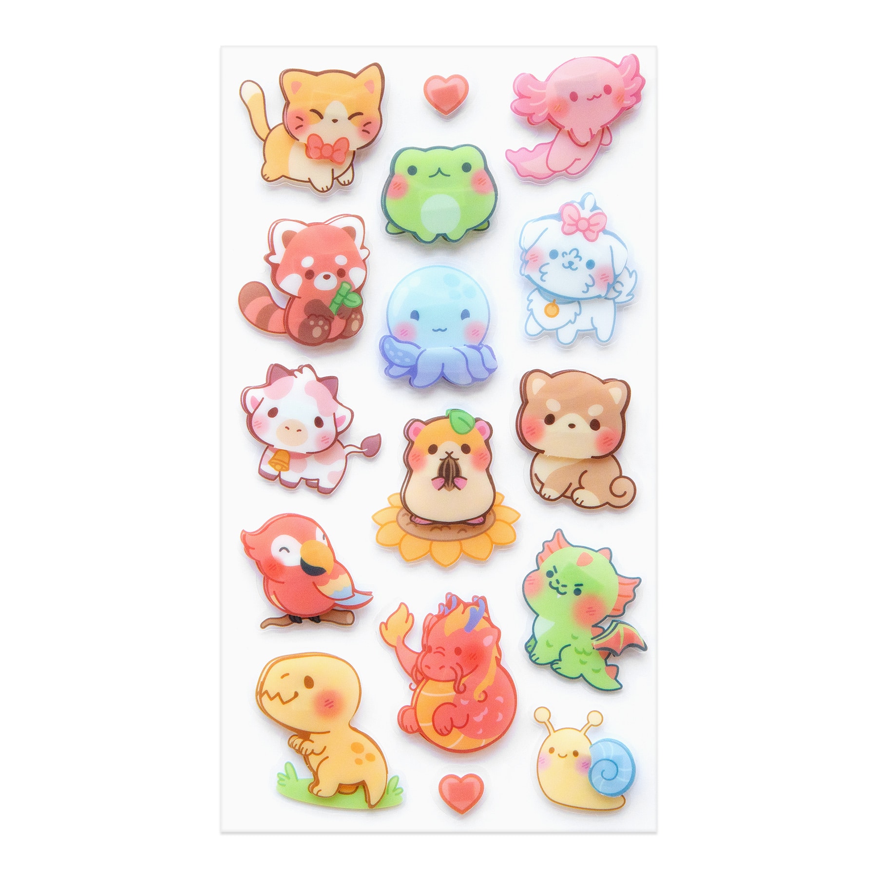 Kawaii Animals 3D Stickers by Recollections™