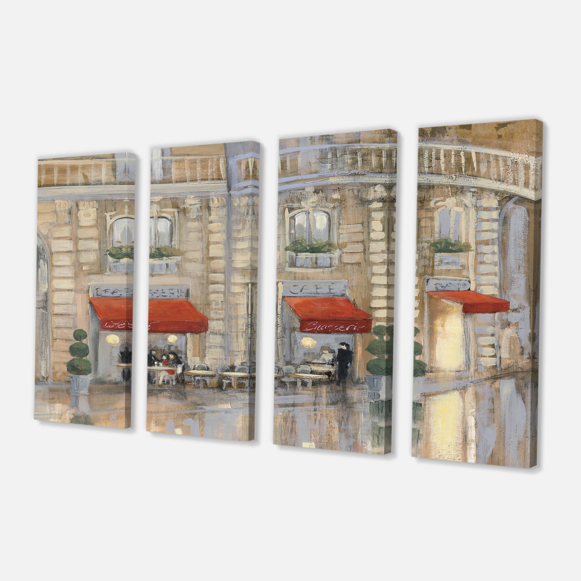 Designart - Love in Paris II - Romantic French Country Canvas Art