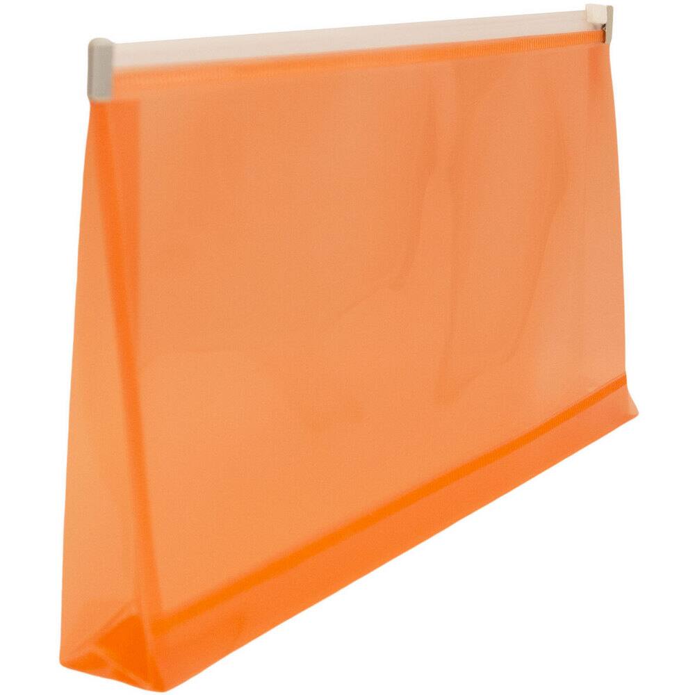 JAM Paper 5" x 10" Plastic Zip Closure Envelopes