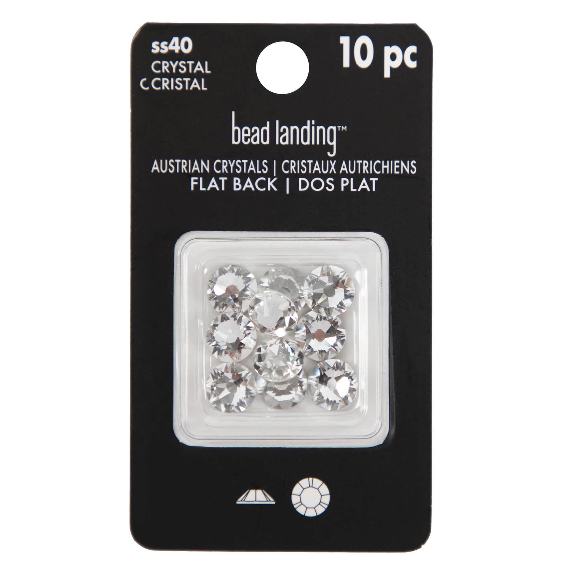 SS40 Round Flatback Austrian Crystals
