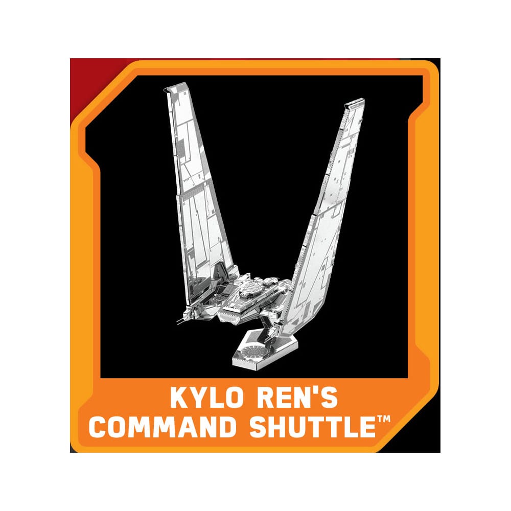 Metal Earth 3D Metal Model Kit - Star Wars Episode 7 Kylo Ren's Command Shuttle