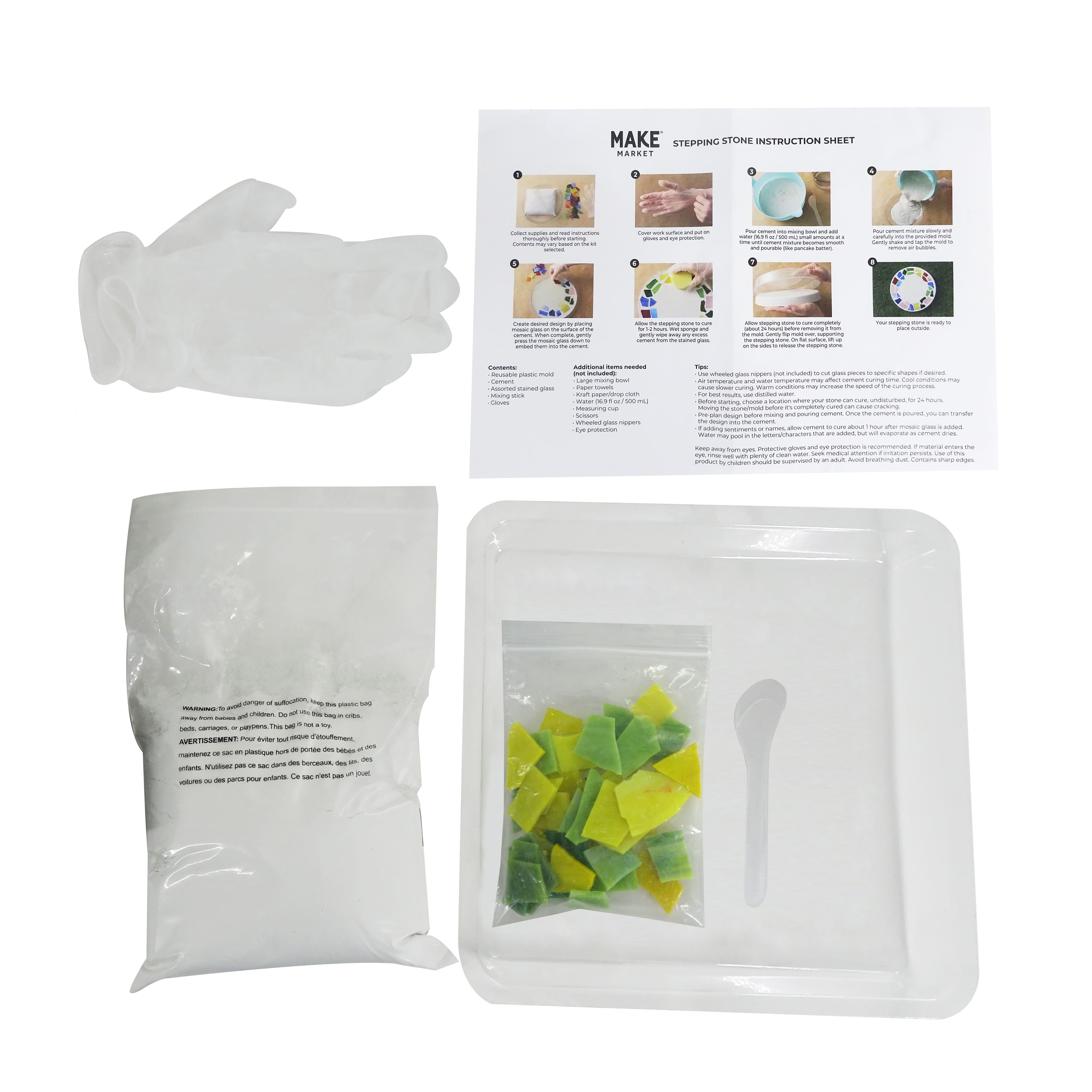 10" Lemon Stepping Stone Kit by Make Market®
