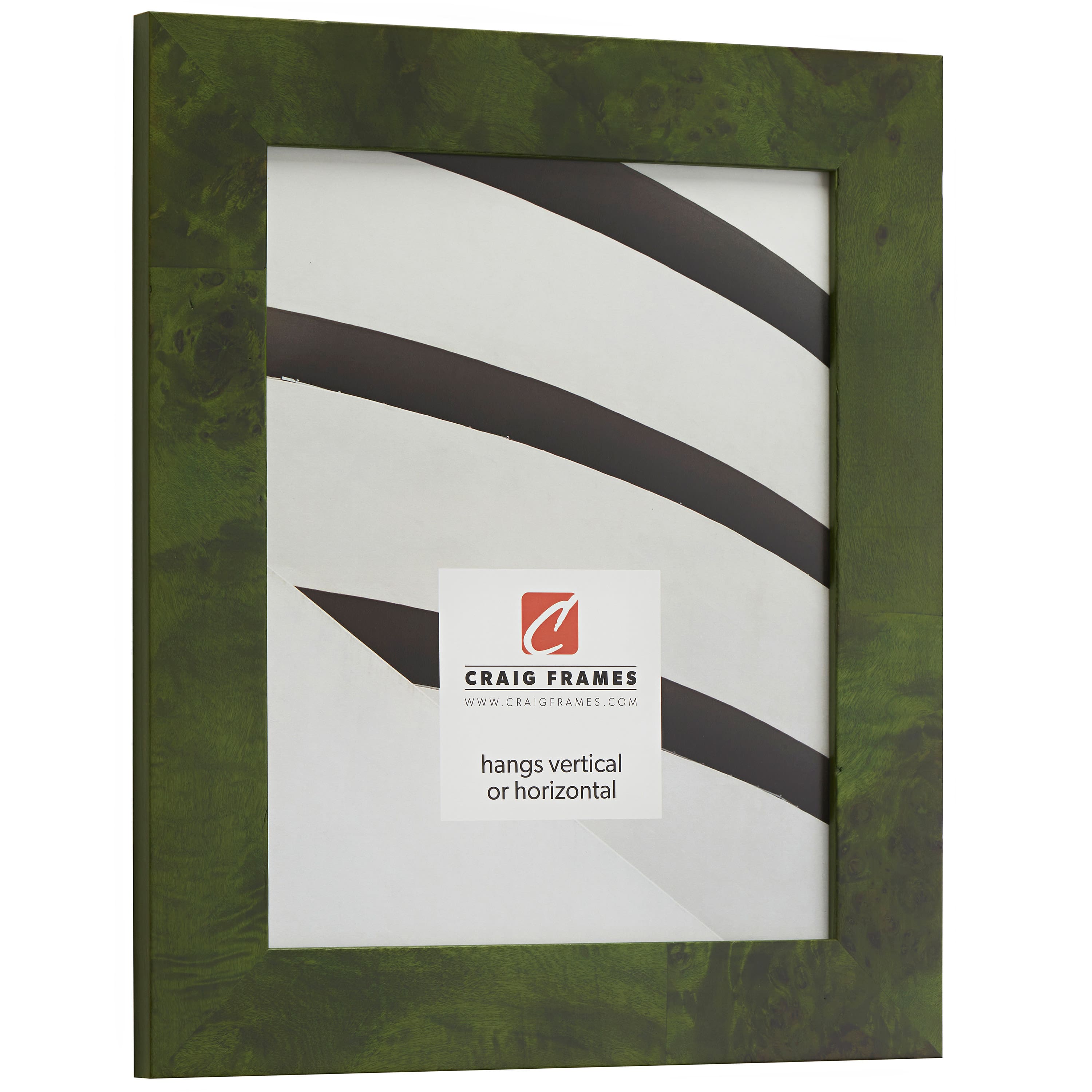 Craig Frames Innovations Green Burl Picture Frame