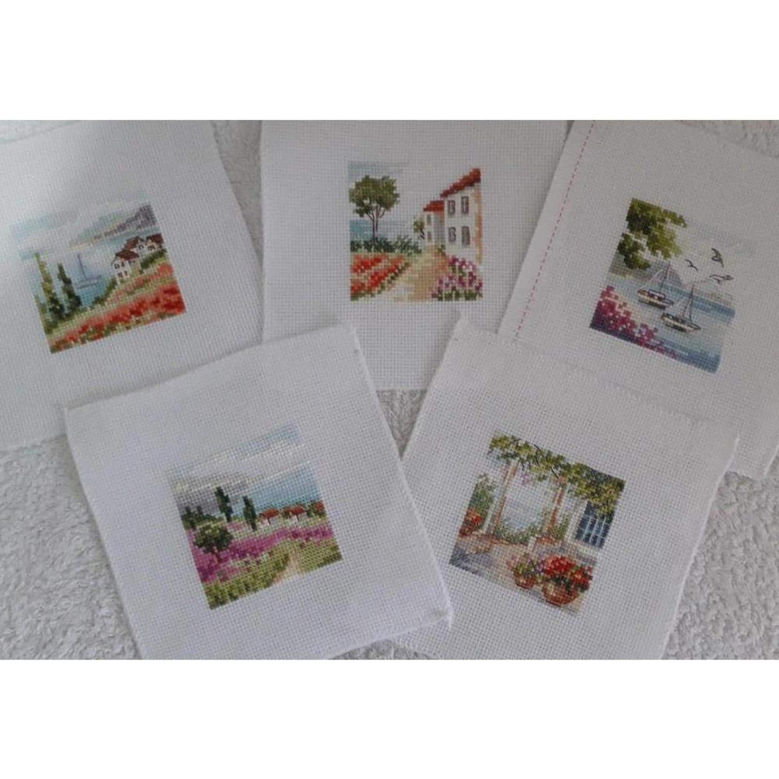 Alisa Poppies At The Sea Cross Stitch Kit