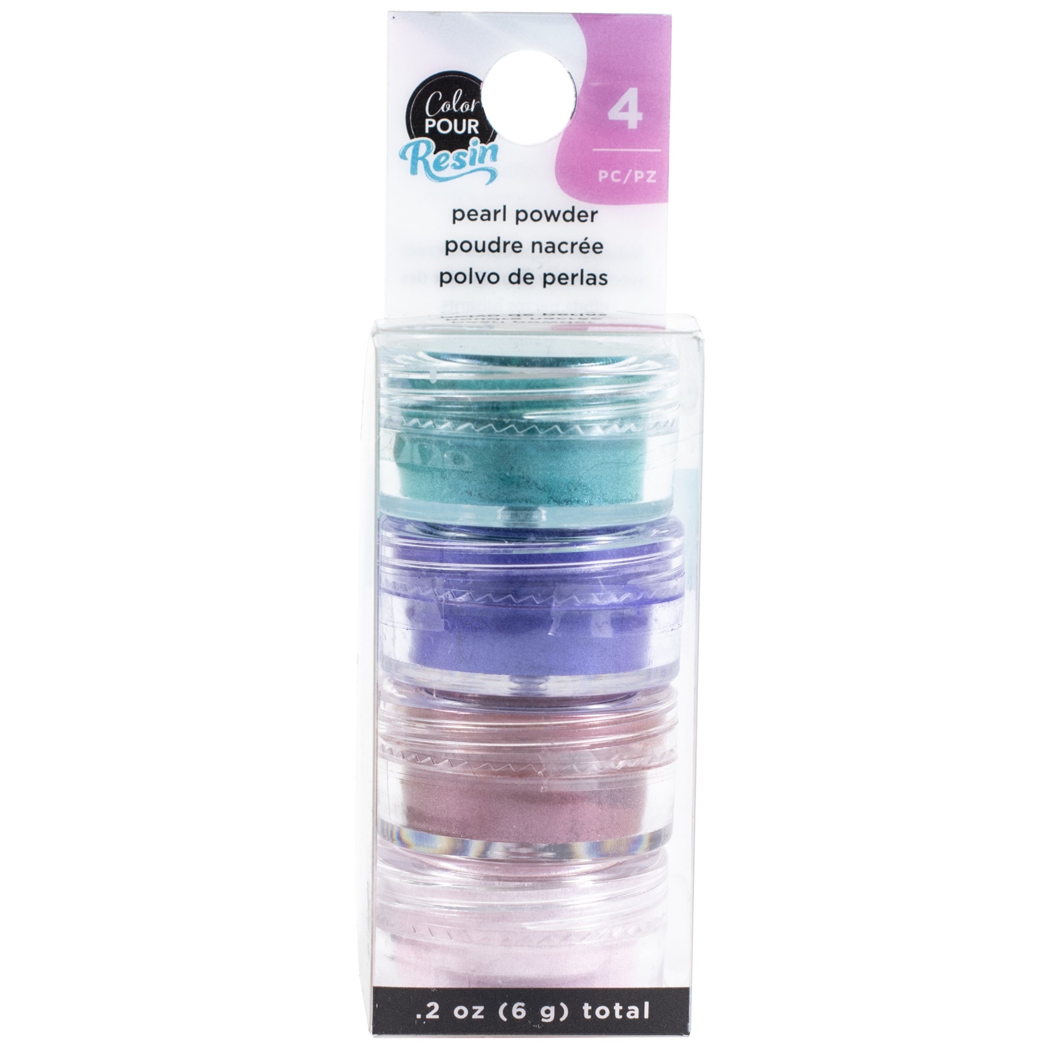 Color Pour Resin Pearl Powder Mix In Set