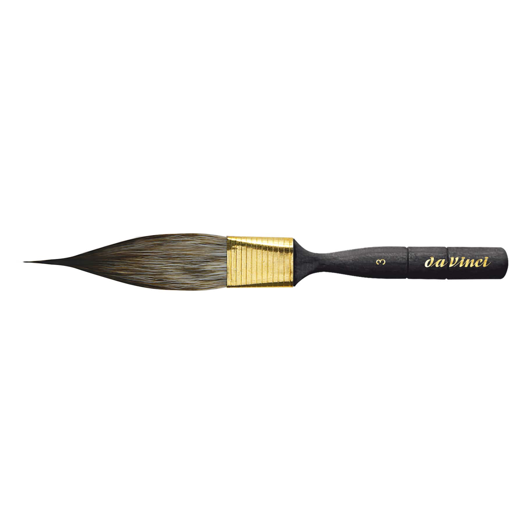 da Vinci CASANEO Series 704 Size 3 Synthetic Dagger Striper Brush