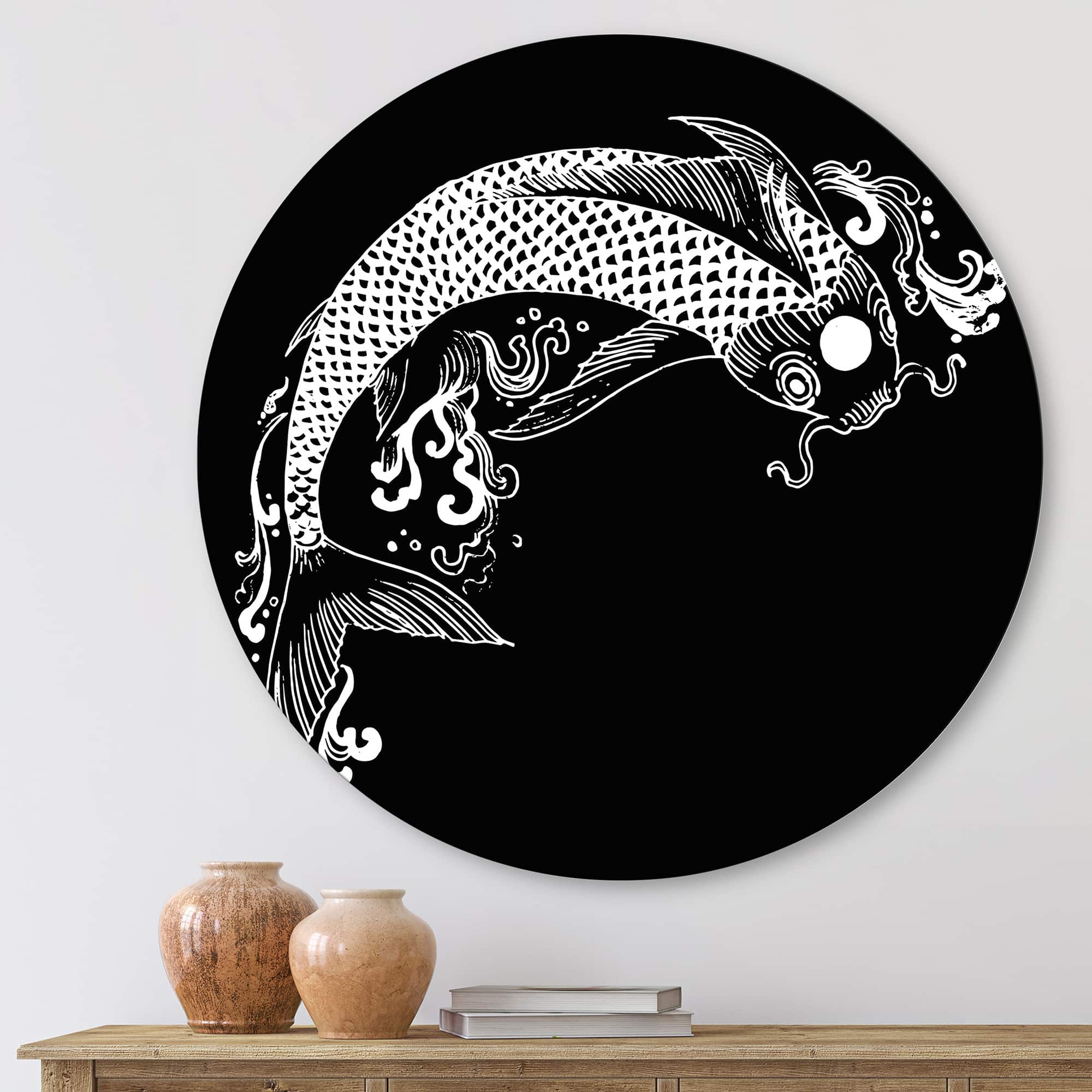 Designart - Chinoiserie Koi Fish I