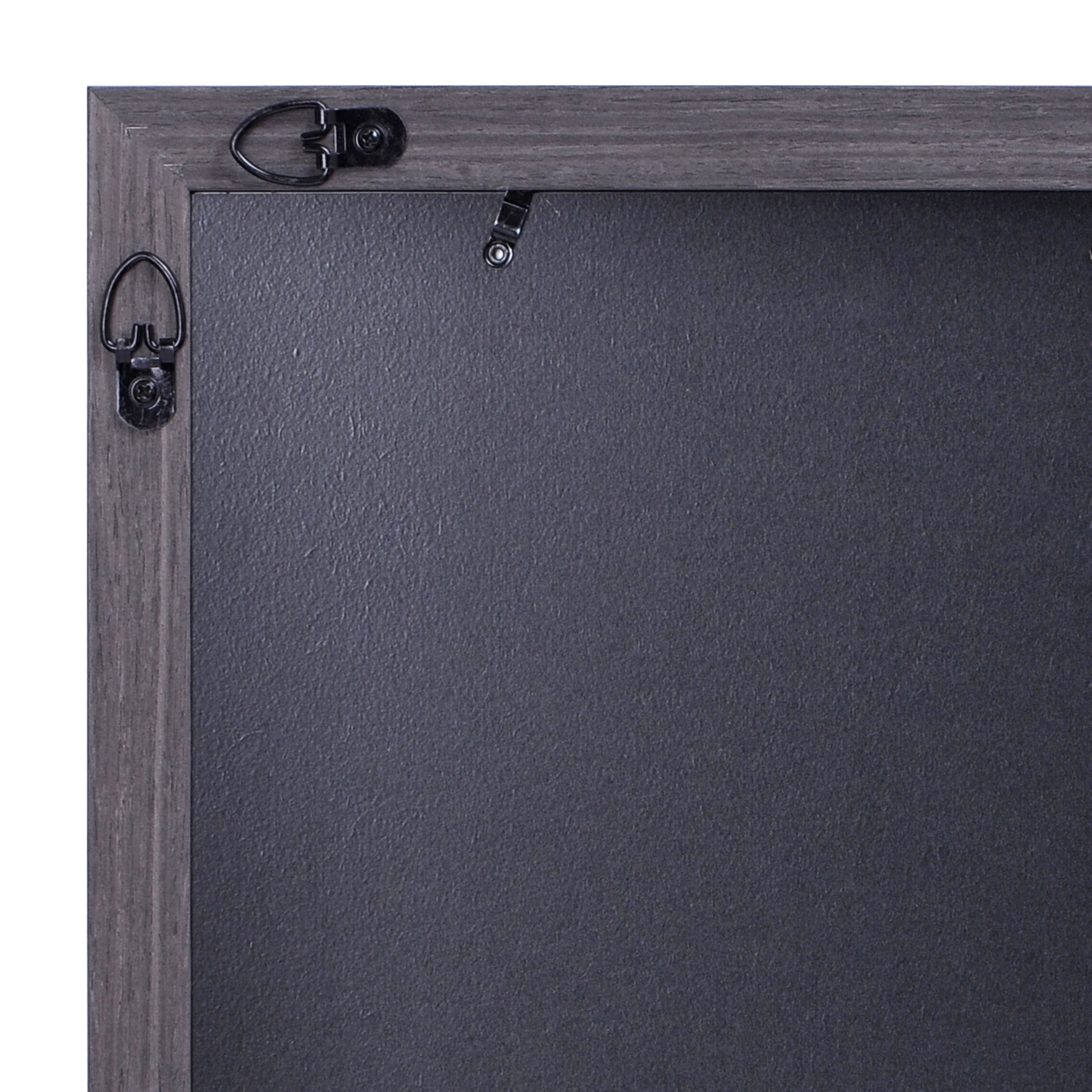 Home Slate Gray African Whitewood Veneer Matted Wall Frame by Ashland