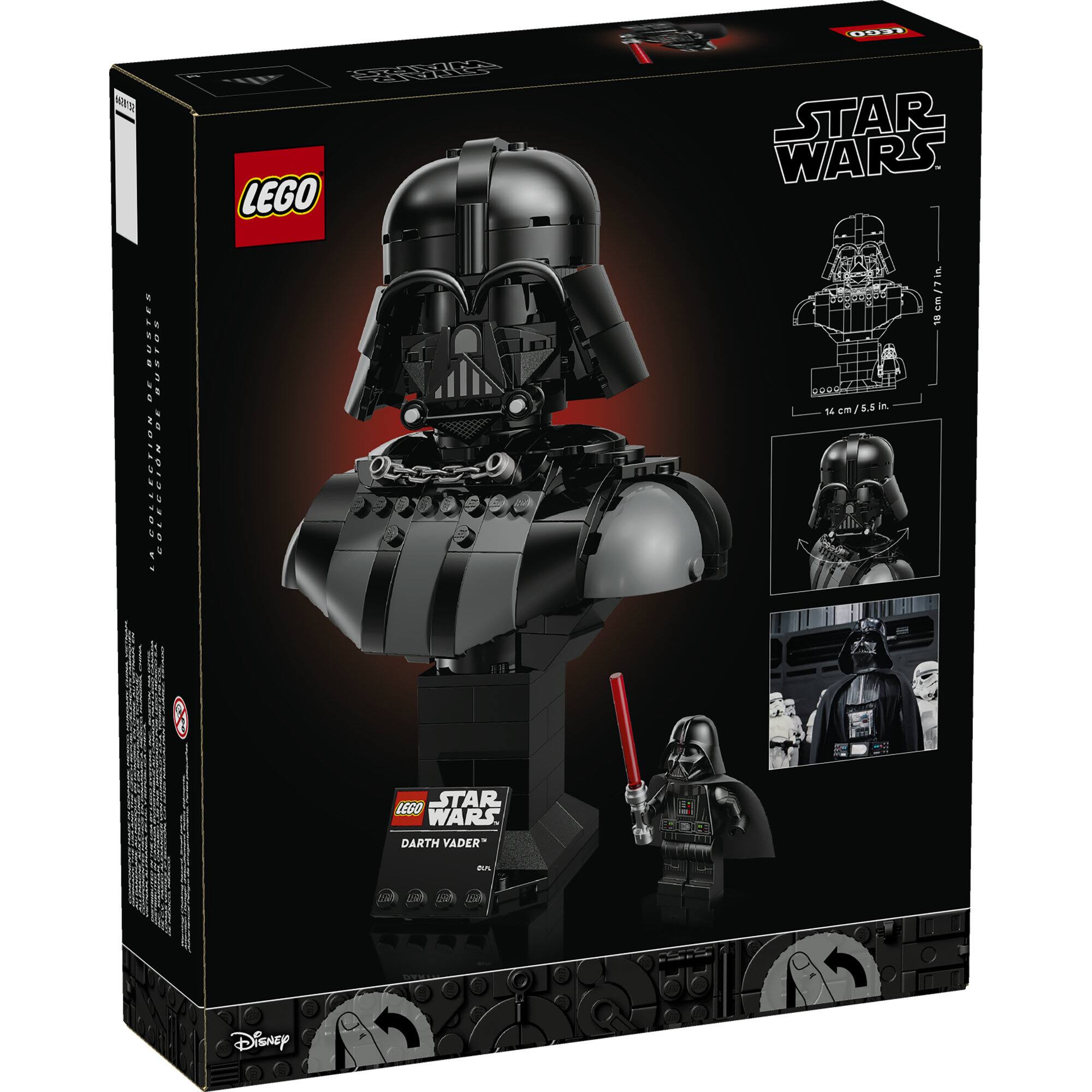 LEGO® Star Wars™ Darth Vader Bust Collection Building Kit 75439