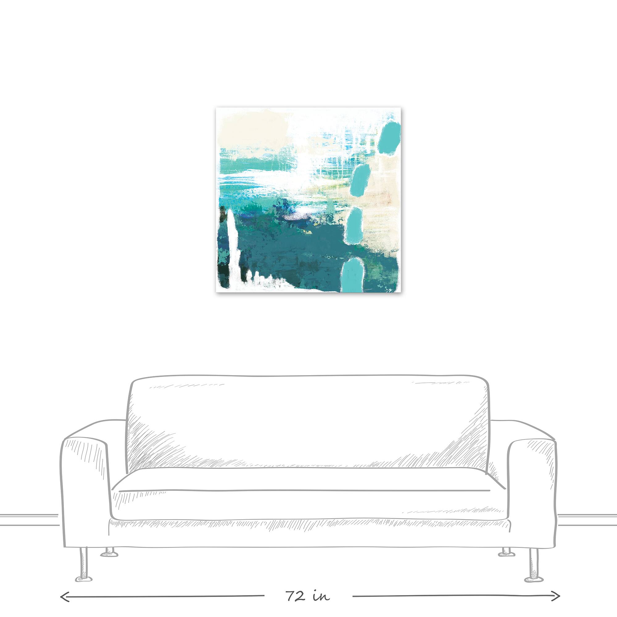Shades Of Blue 30" x 30" Canvas Wall Art