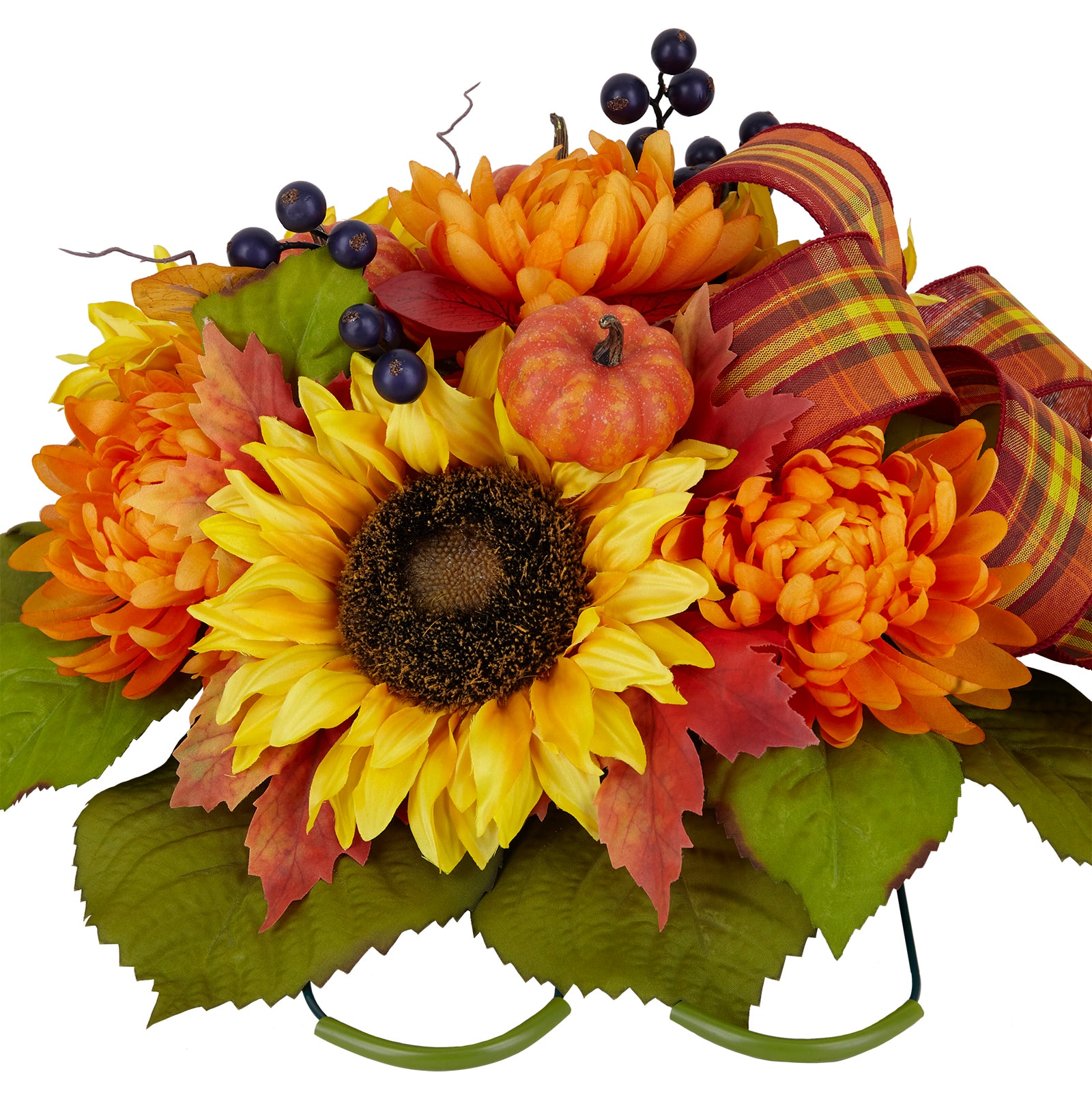 17" Yellow Sunflower & Pumpkin Mix Saddle by Ashland®