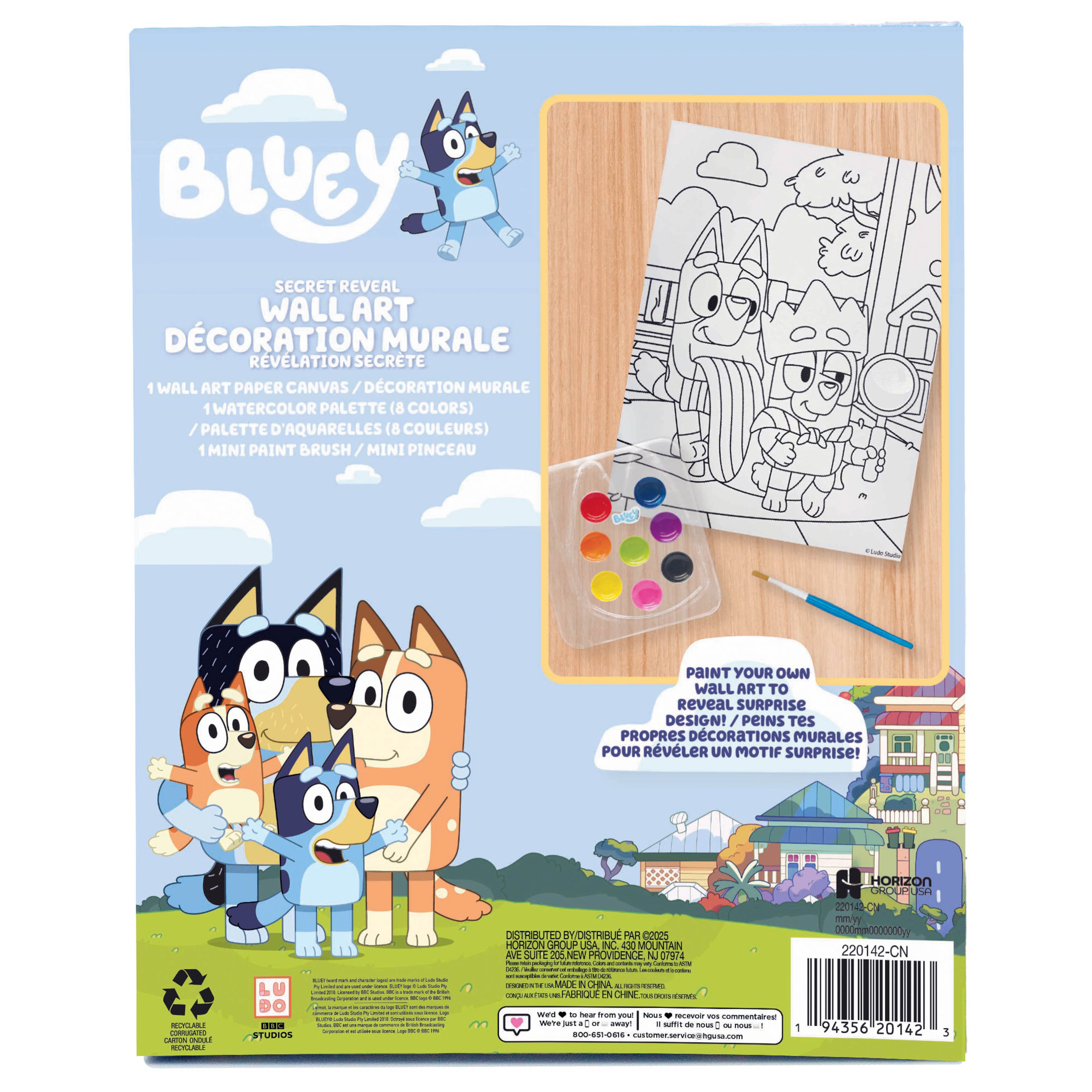 Bluey Secret Reveal Wall Art