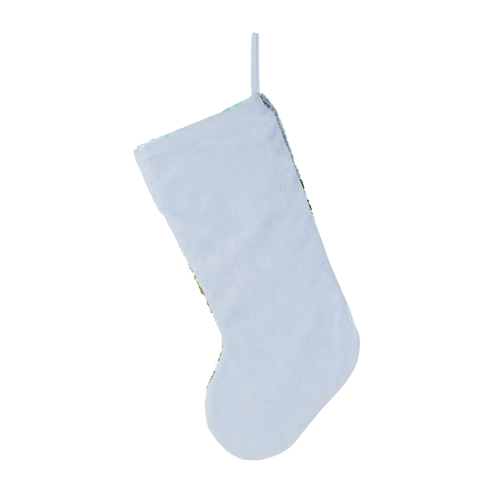Glitzhome® 21" Bigfoot Hooked Christmas Stocking